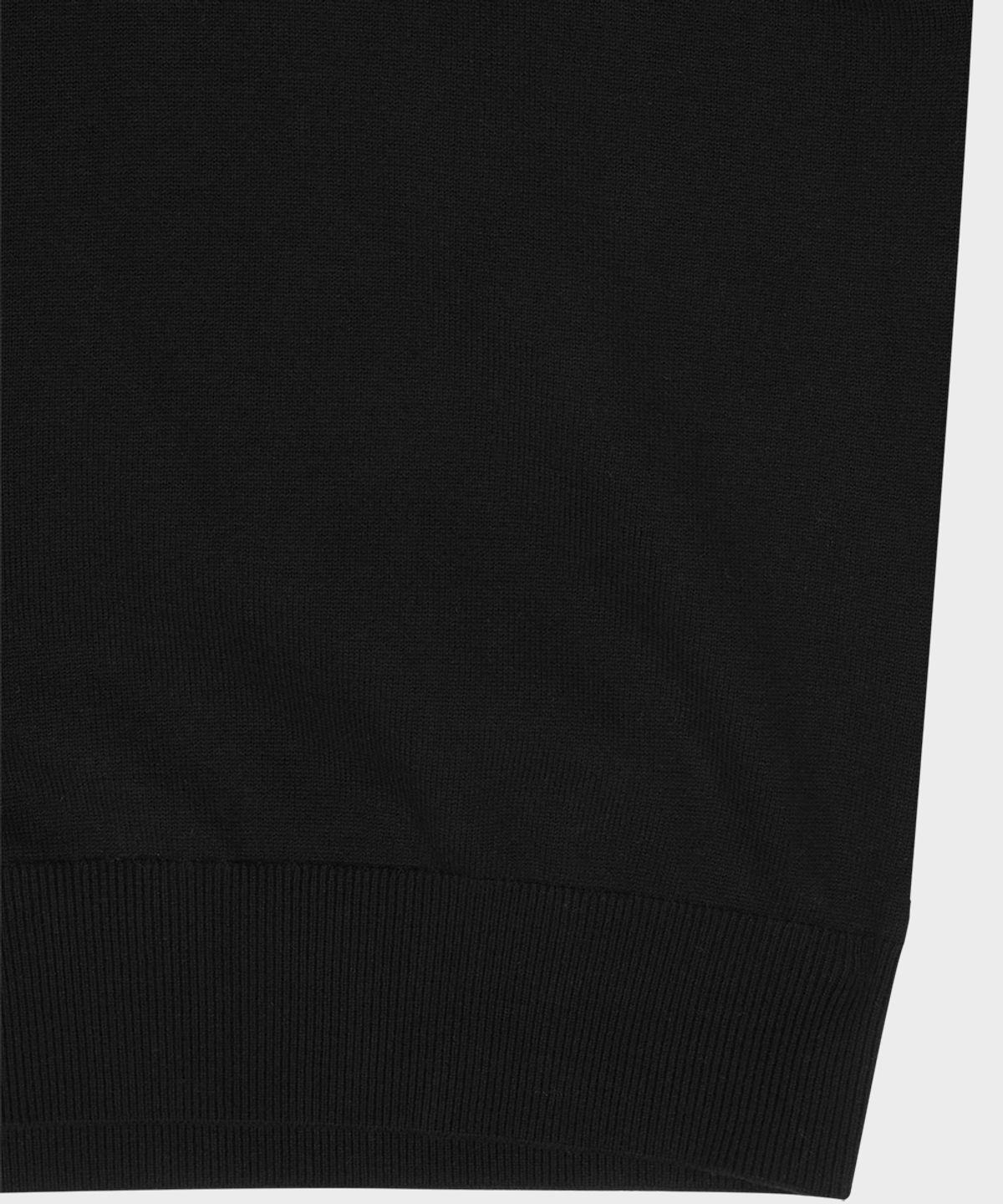 테일던(TAILDERN) Cotton Knit Polo Shirt Black