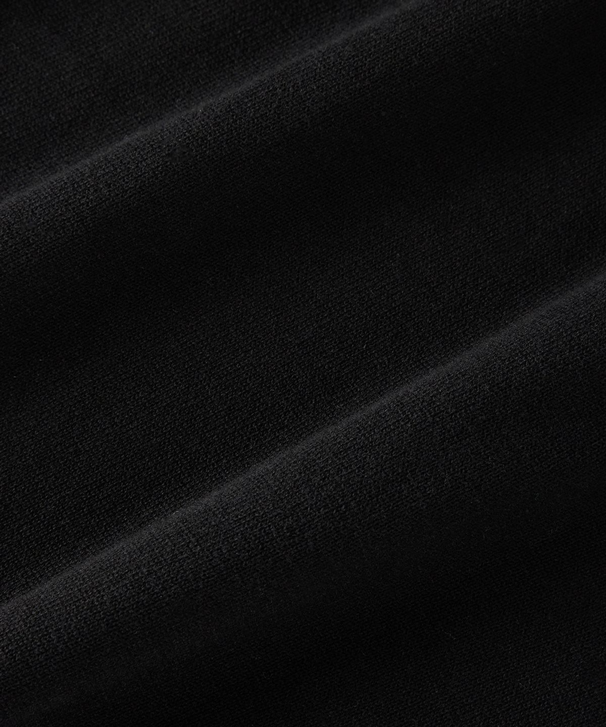 테일던(TAILDERN) Cotton Knit Polo Shirt Black