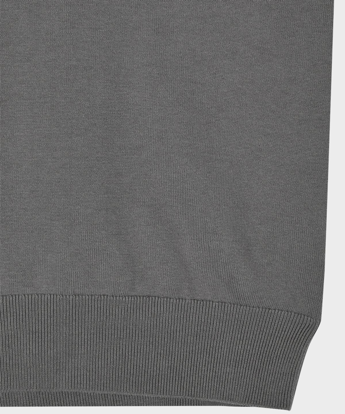 테일던(TAILDERN) Cotton Knit Polo Shirt Grey