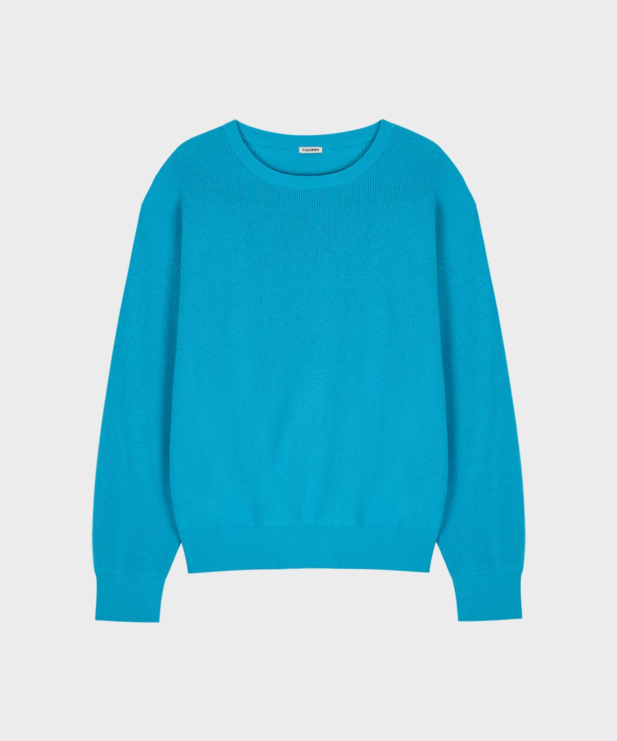 테일던(TAILDERN) Cotton Cashmere Crewneck Sweater Blue