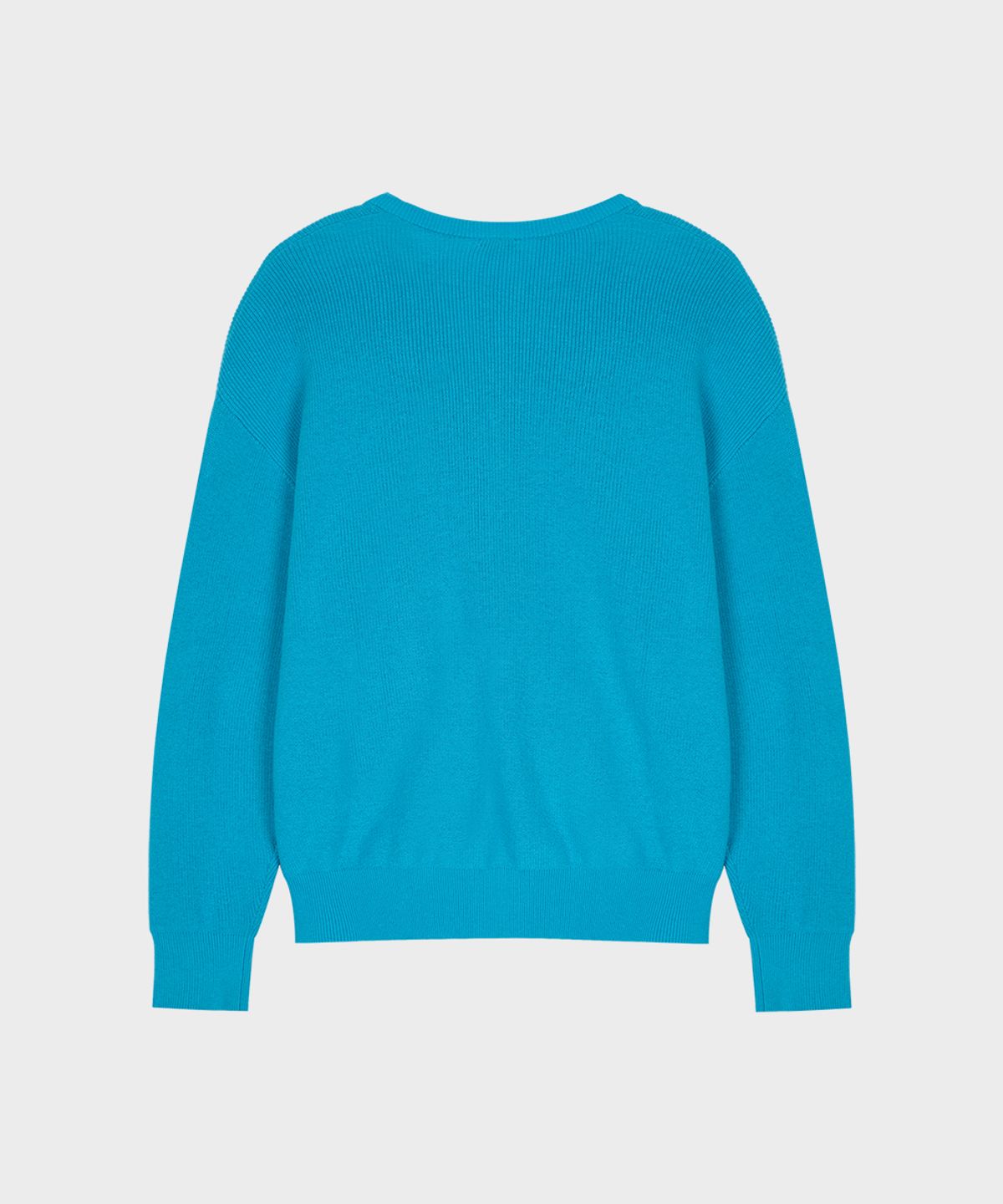 테일던(TAILDERN) Cotton Cashmere Crewneck Sweater Blue