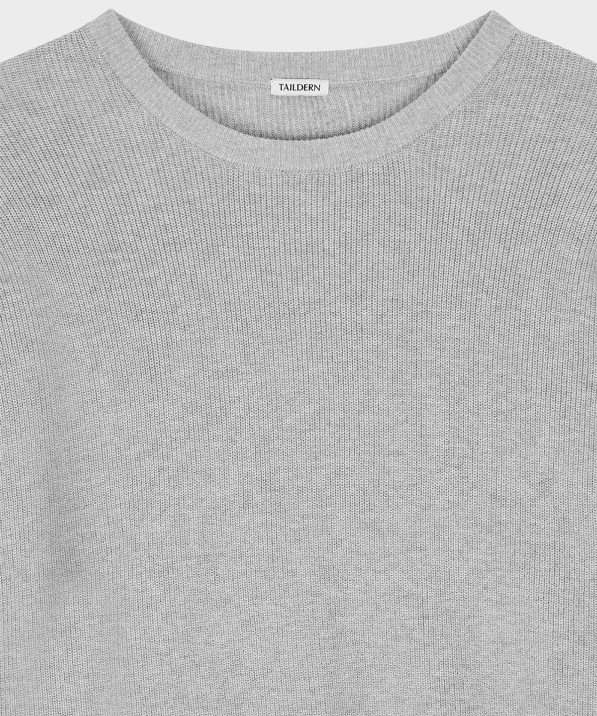 테일던(TAILDERN) Cotton Cashmere Crewneck Sweater Melange