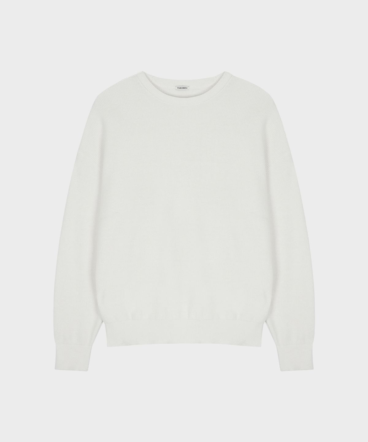 테일던(TAILDERN) Cotton Cashmere Crewneck Sweater White