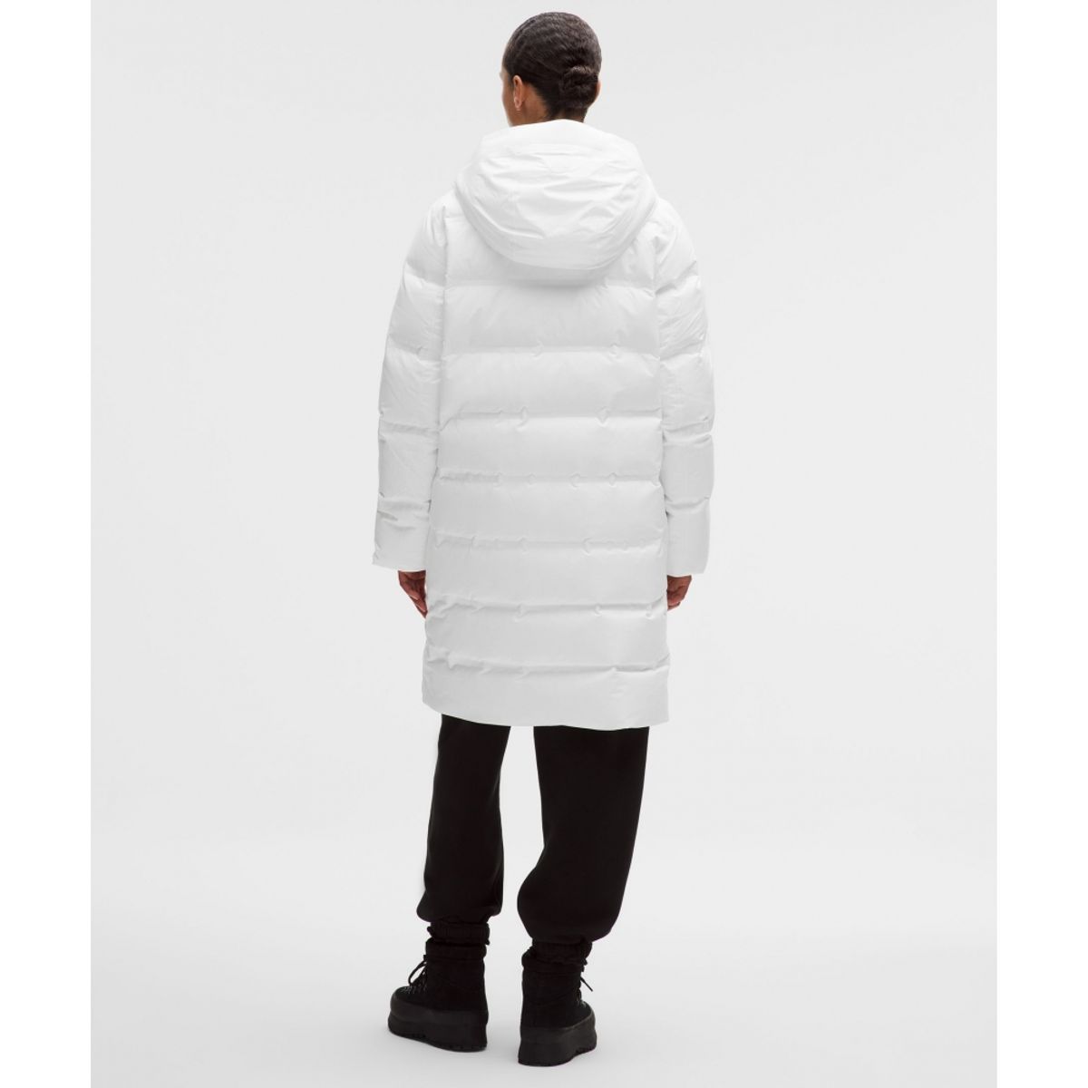 룰루레몬(LULULEMON) 슬러시 아워 워터프루프 600 다운 필 파카  WHT