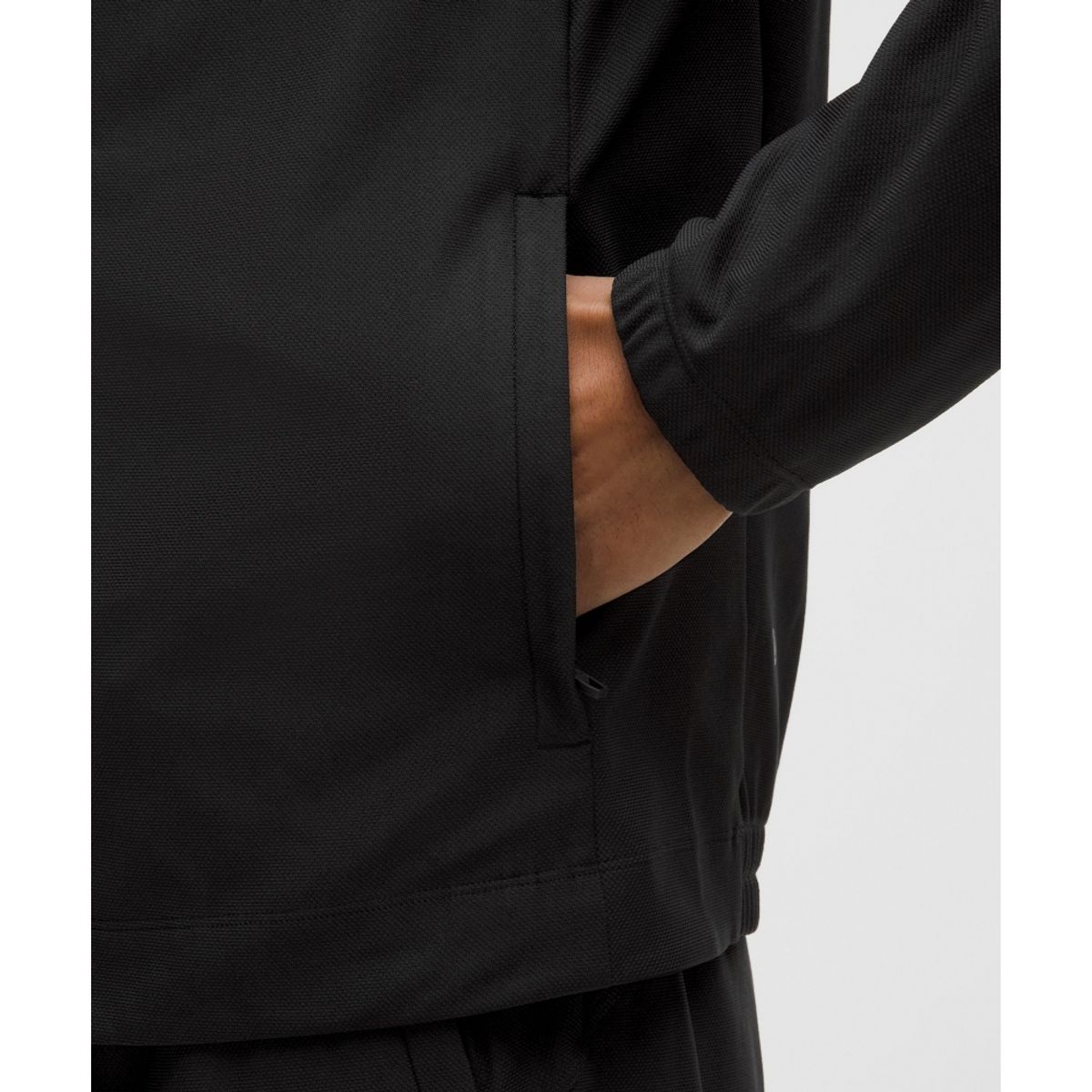 룰루레몬(LULULEMON) 니트 웜업 재킷  BLK BLK