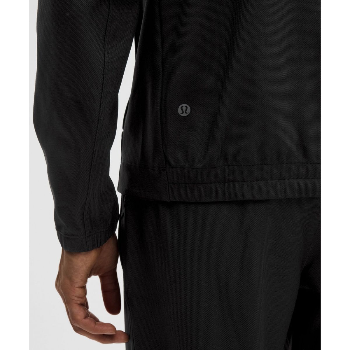 룰루레몬(LULULEMON) 니트 웜업 재킷  BLK BLK