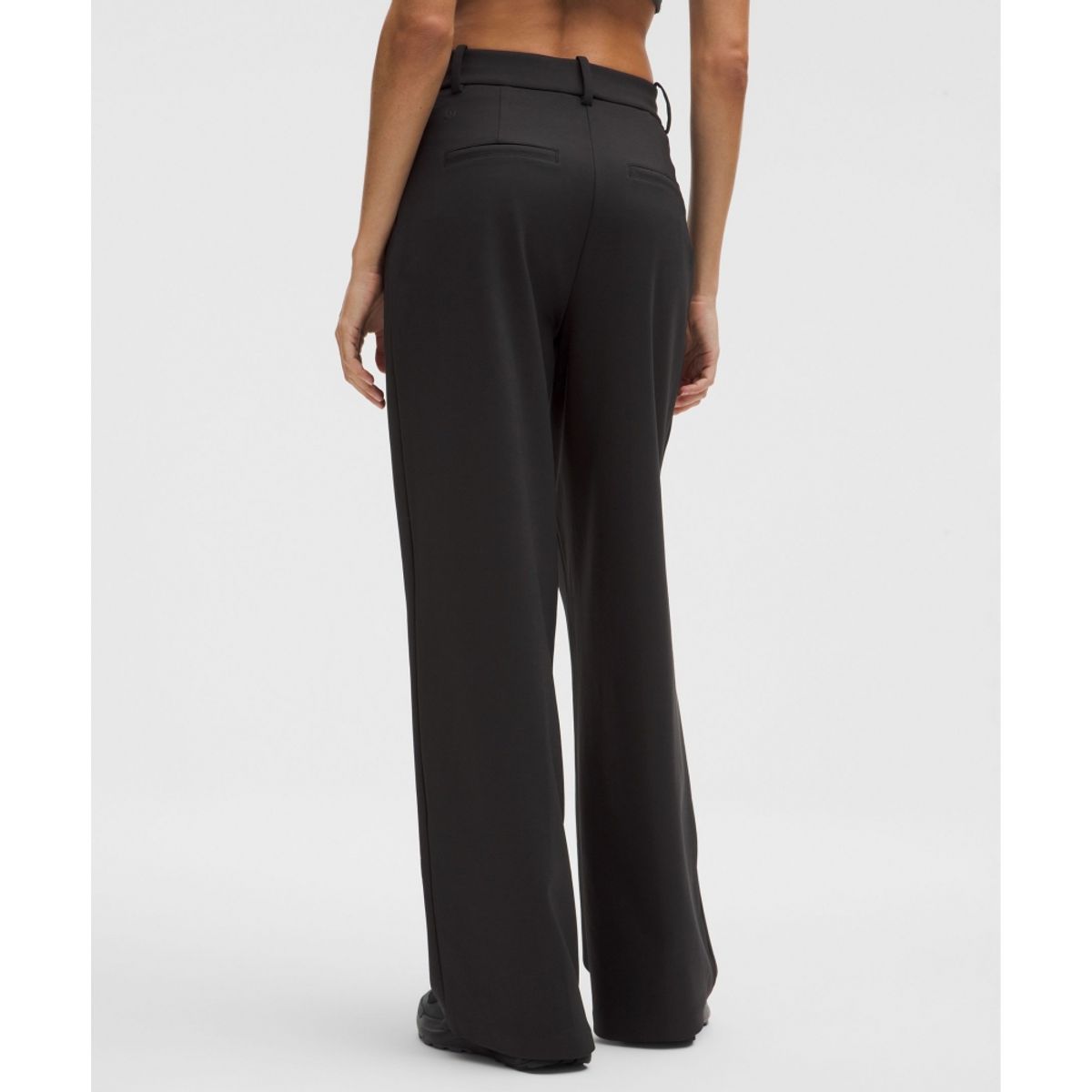 룰루레몬(LULULEMON) 데이드리프트 하이라이즈 와이드 레그 트라우저 레귤러 *브러시드  BLK