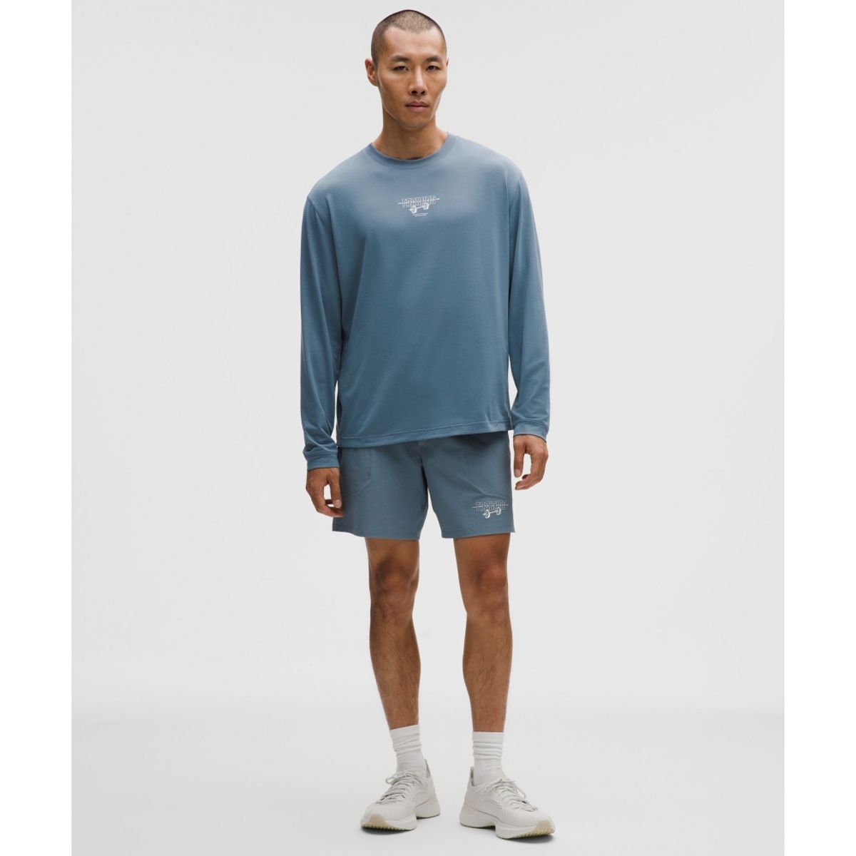 룰루레몬(LULULEMON) 이지셋 트레인 롱슬리브 셔츠 *그래픽  STLB