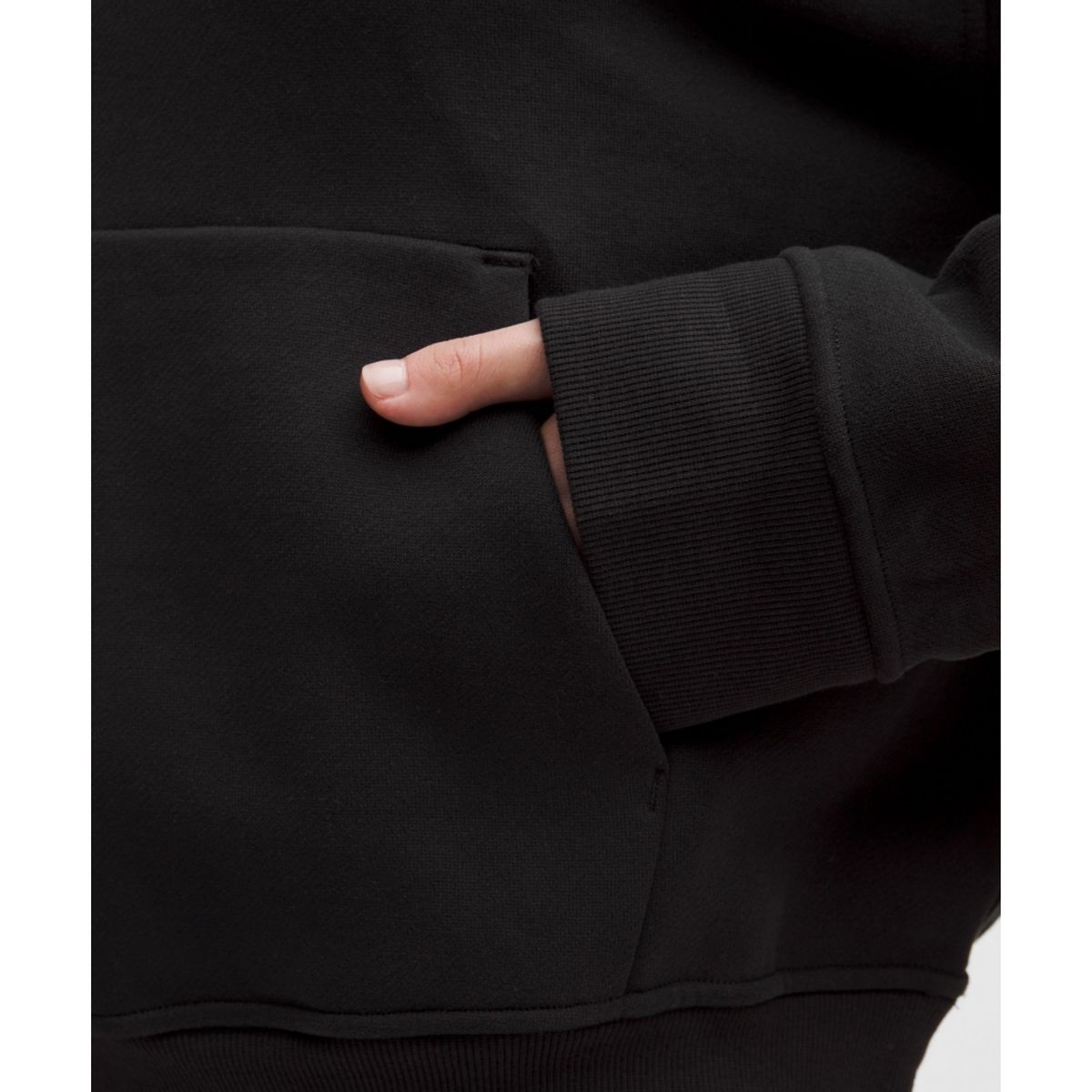 룰루레몬(LULULEMON) 우먼스 스테디 스테이트 오버사이즈드 후디  BLK