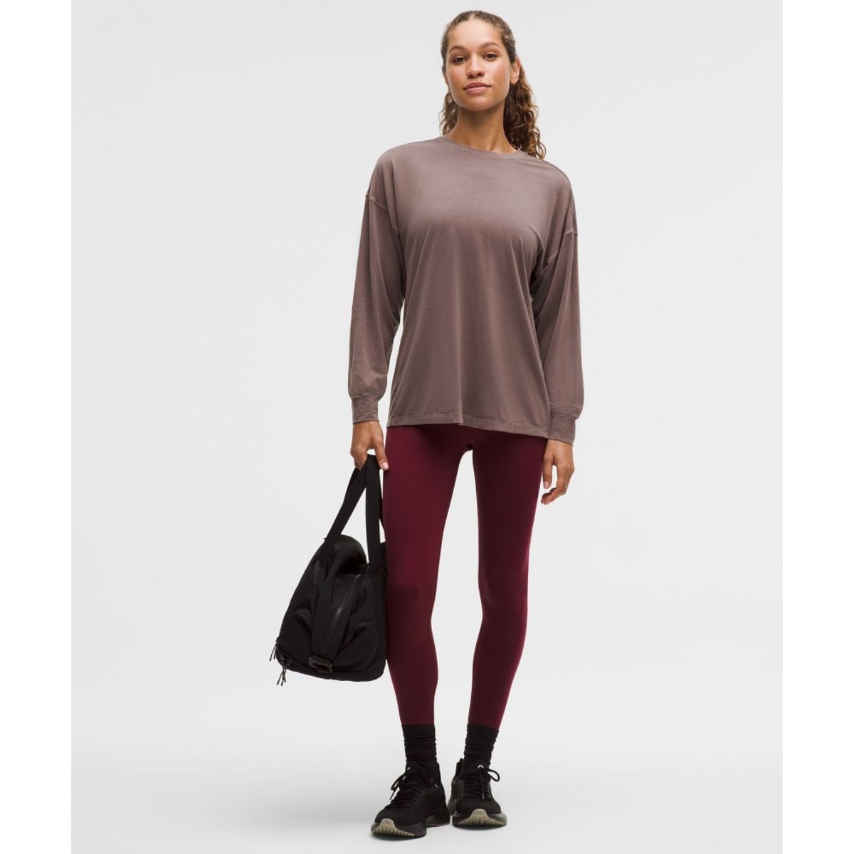 룰루레몬(LULULEMON) 이지셋 릴랙스드 롱슬리브 셔츠 *워시  DWTW