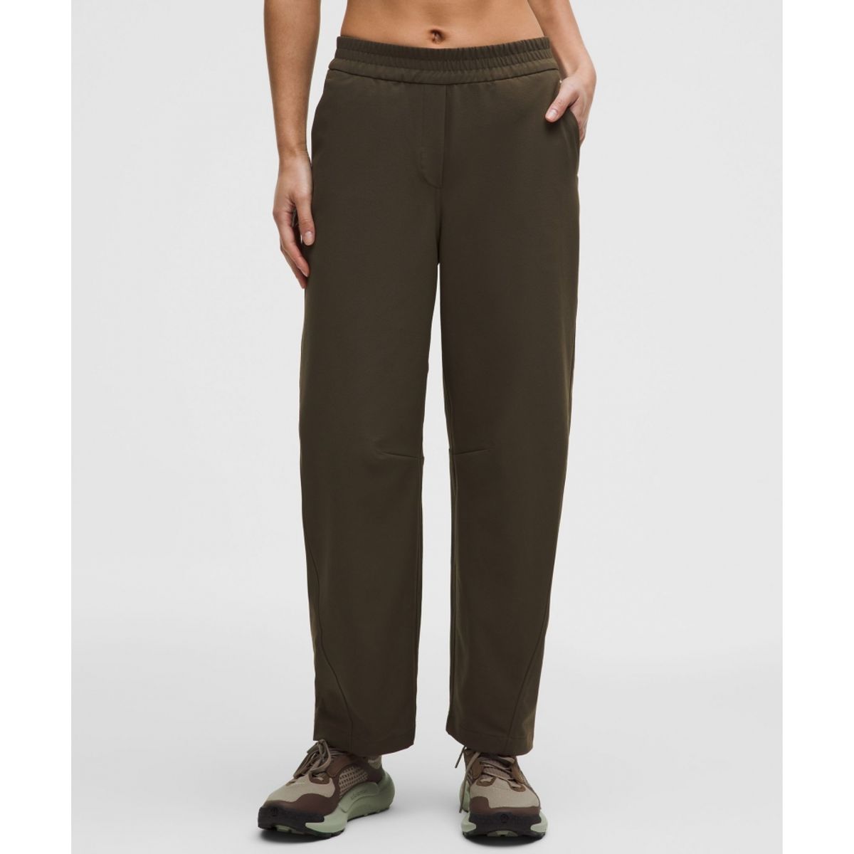 룰루레몬(LULULEMON) 라운지풀 하이라이즈 배럴 레그 팬츠 *아시아 핏  OVBR