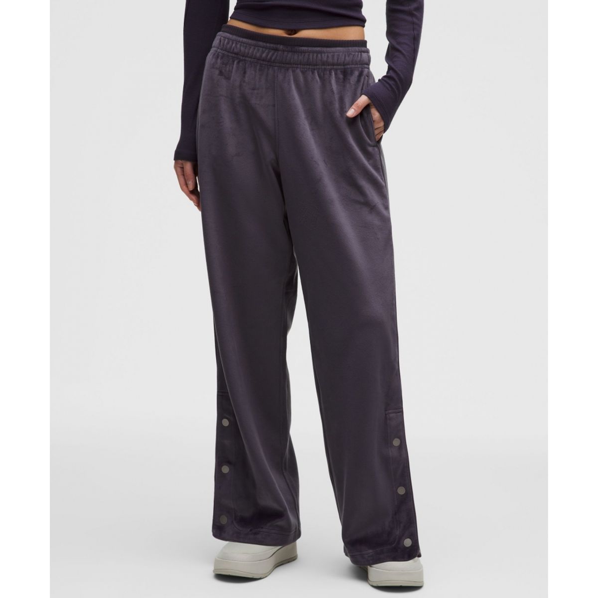 룰루레몬(LULULEMON) 스쿠바 미드라이즈 테어어웨이 팬츠 벨벳 *아시아 핏  ARPR