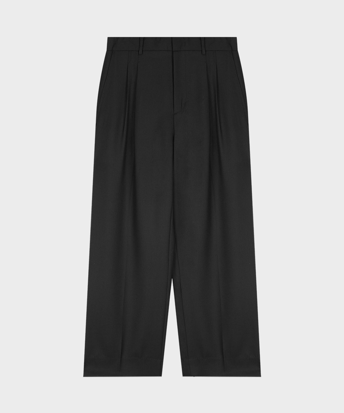 테일던(TAILDERN) Iconic Wide Trousers Black