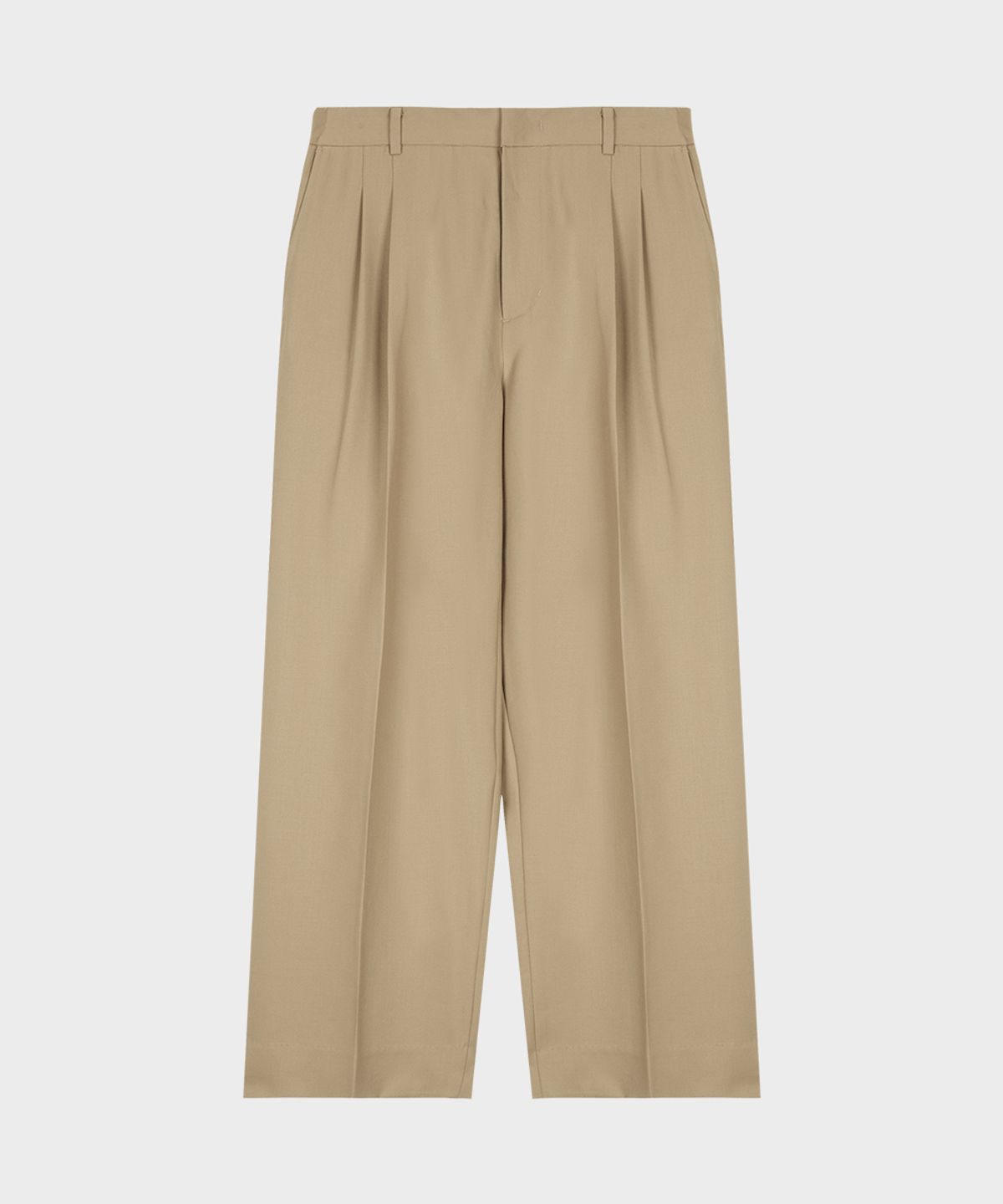 테일던(TAILDERN) Iconic Wide Trousers Beige