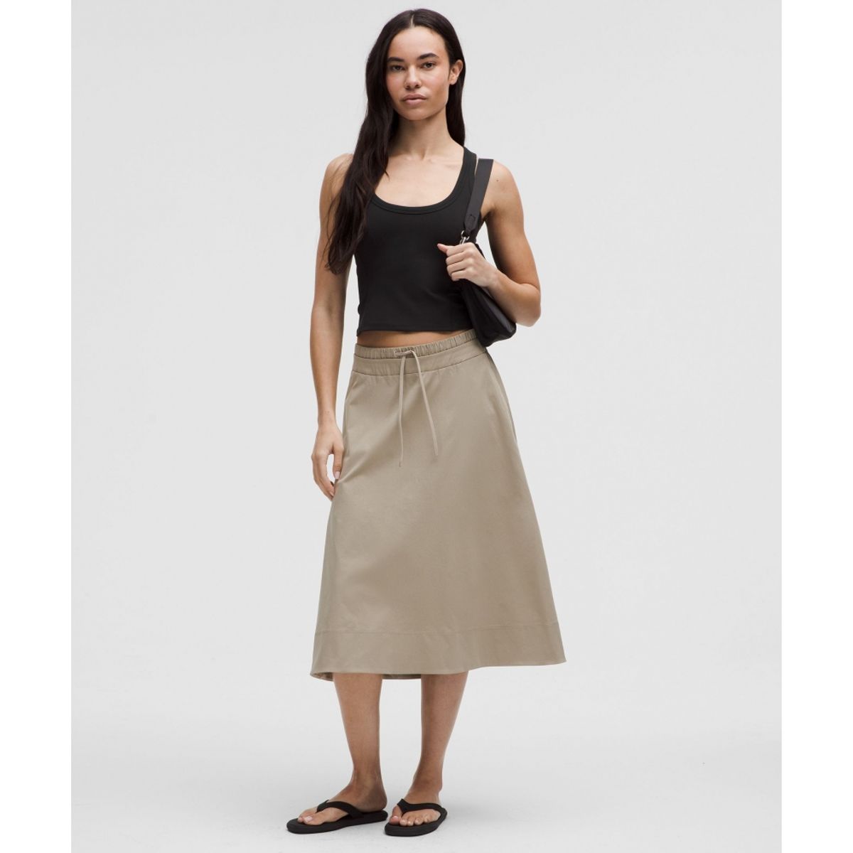 룰루레몬(LULULEMON) 스무드 앤 리브드 Nulu 스쿱넥 탱크탑 *라이트 서포트, B D컵