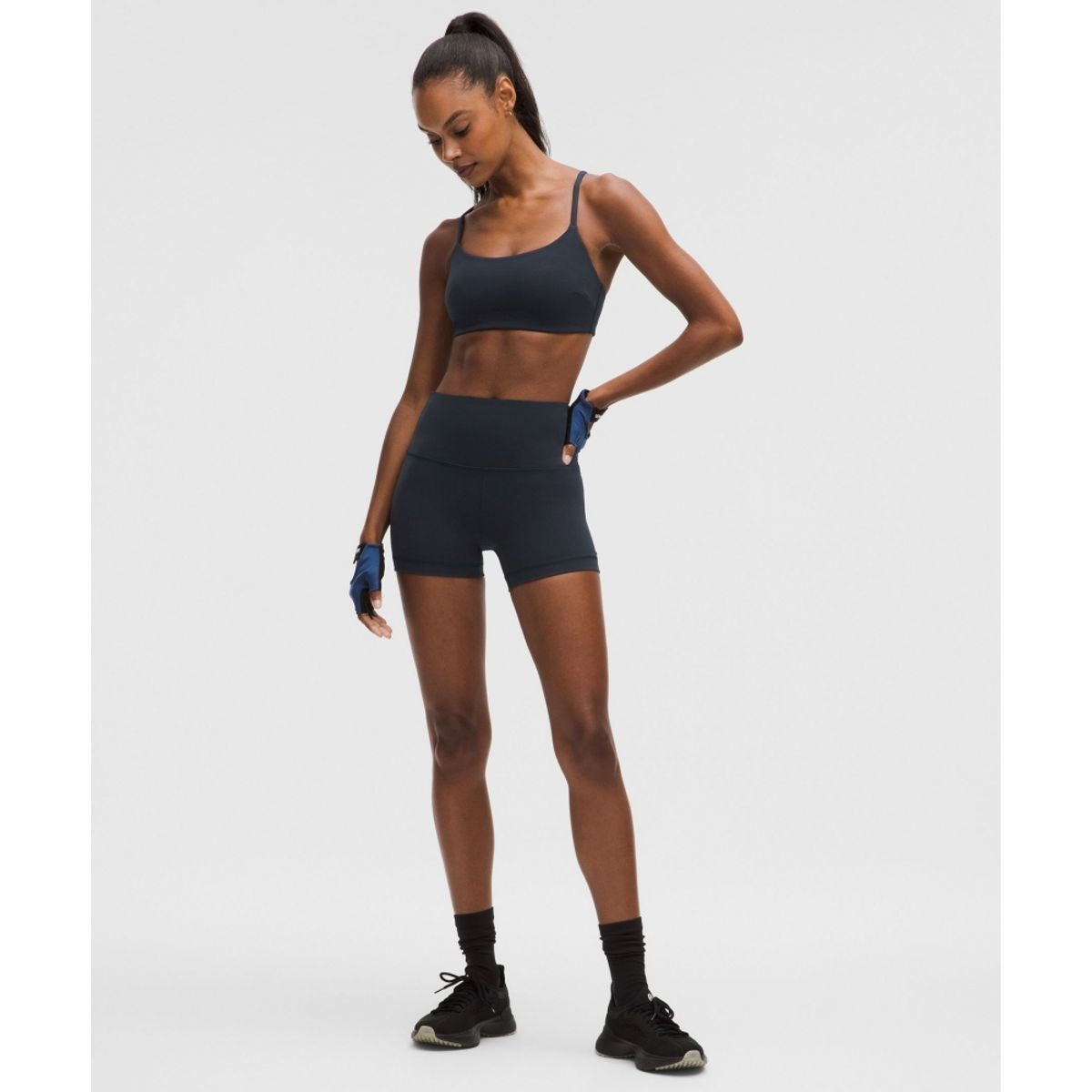 룰루레몬(LULULEMON) 원더 트레인 스트래피 레이서 브라 *라이트 서포트, C D컵  TRNV