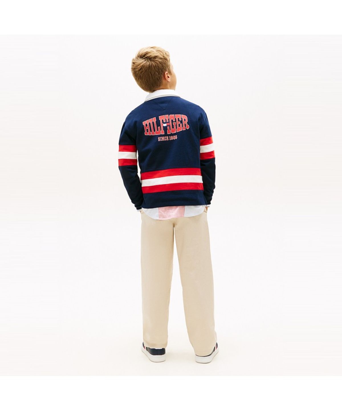 타미힐피거 키즈(TOMMY HILFIGER KIDS) 그래픽 럭비 티셔츠