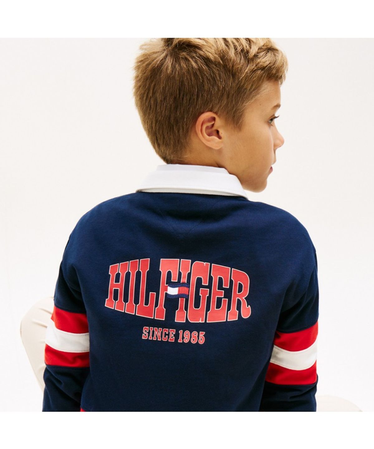 타미힐피거 키즈(TOMMY HILFIGER KIDS) 그래픽 럭비 티셔츠