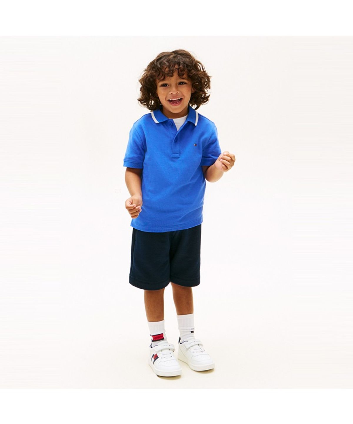 타미힐피거 키즈(TOMMY HILFIGER KIDS) 그래픽 포인트 슬릿 폴로 셔츠
