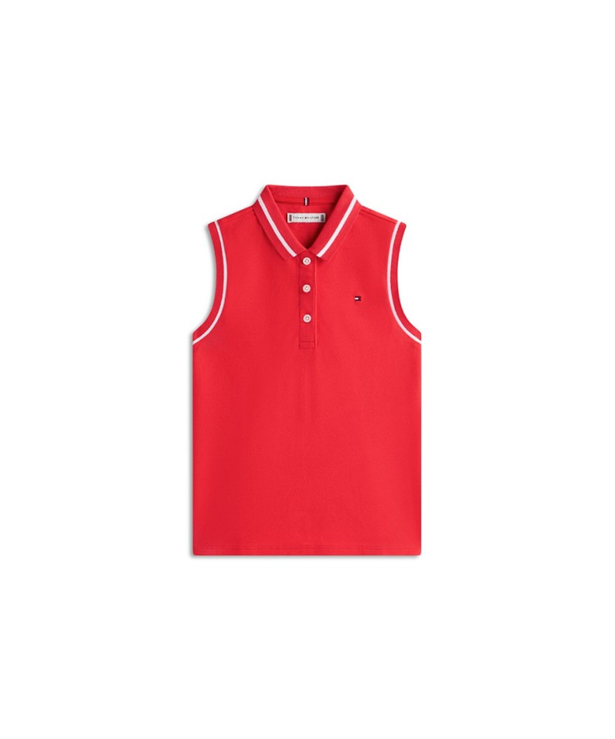 타미힐피거 키즈(TOMMY HILFIGER KIDS) 클래식 폴로 슬리브리스 티셔츠