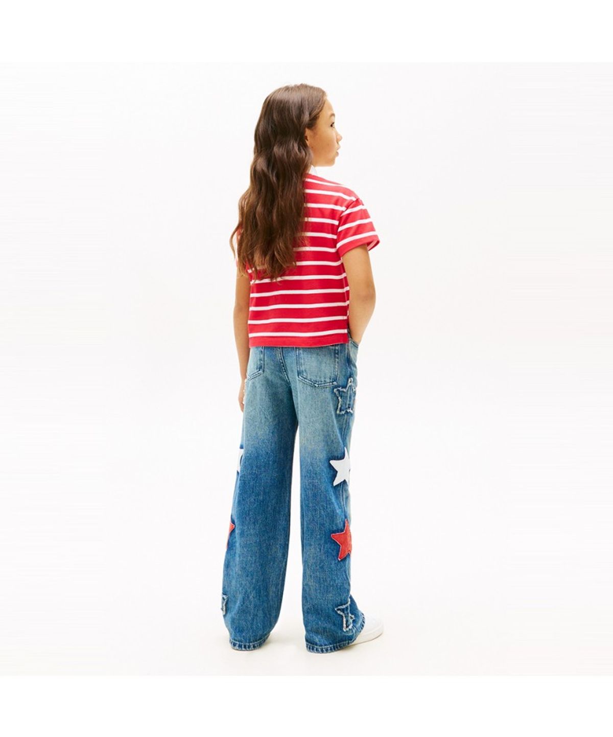 타미힐피거 키즈(TOMMY HILFIGER KIDS) 스트라이프 럭비 폴로 셔츠