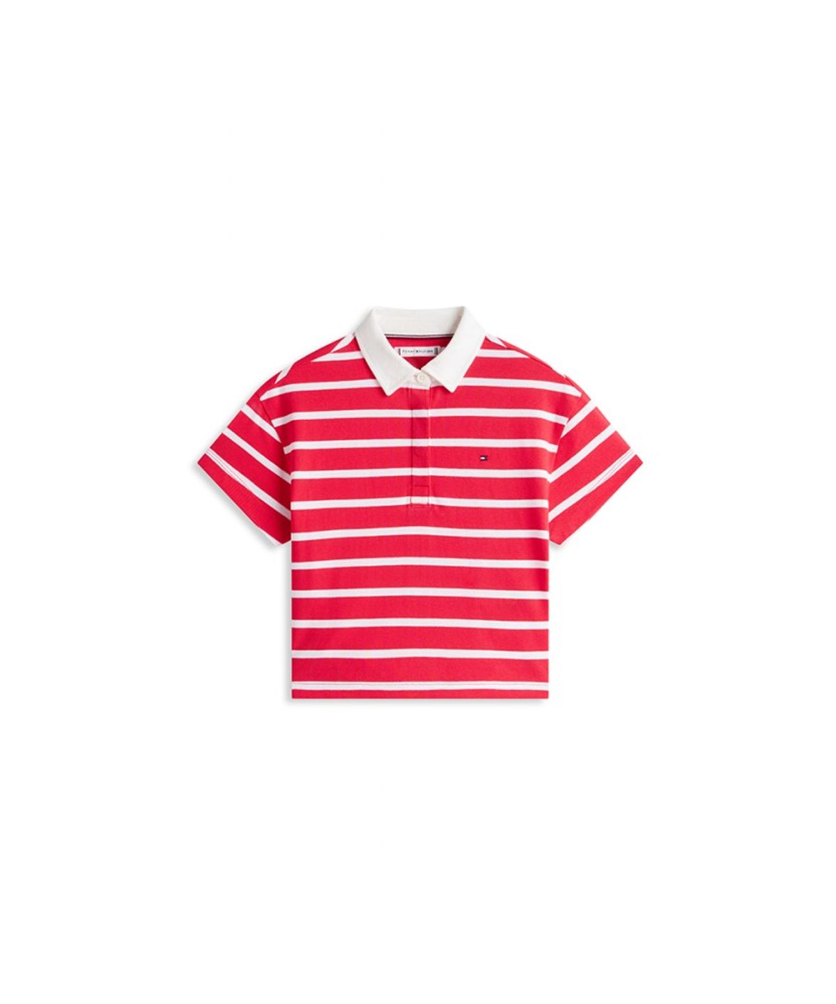 타미힐피거 키즈(TOMMY HILFIGER KIDS) 스트라이프 럭비 폴로 셔츠