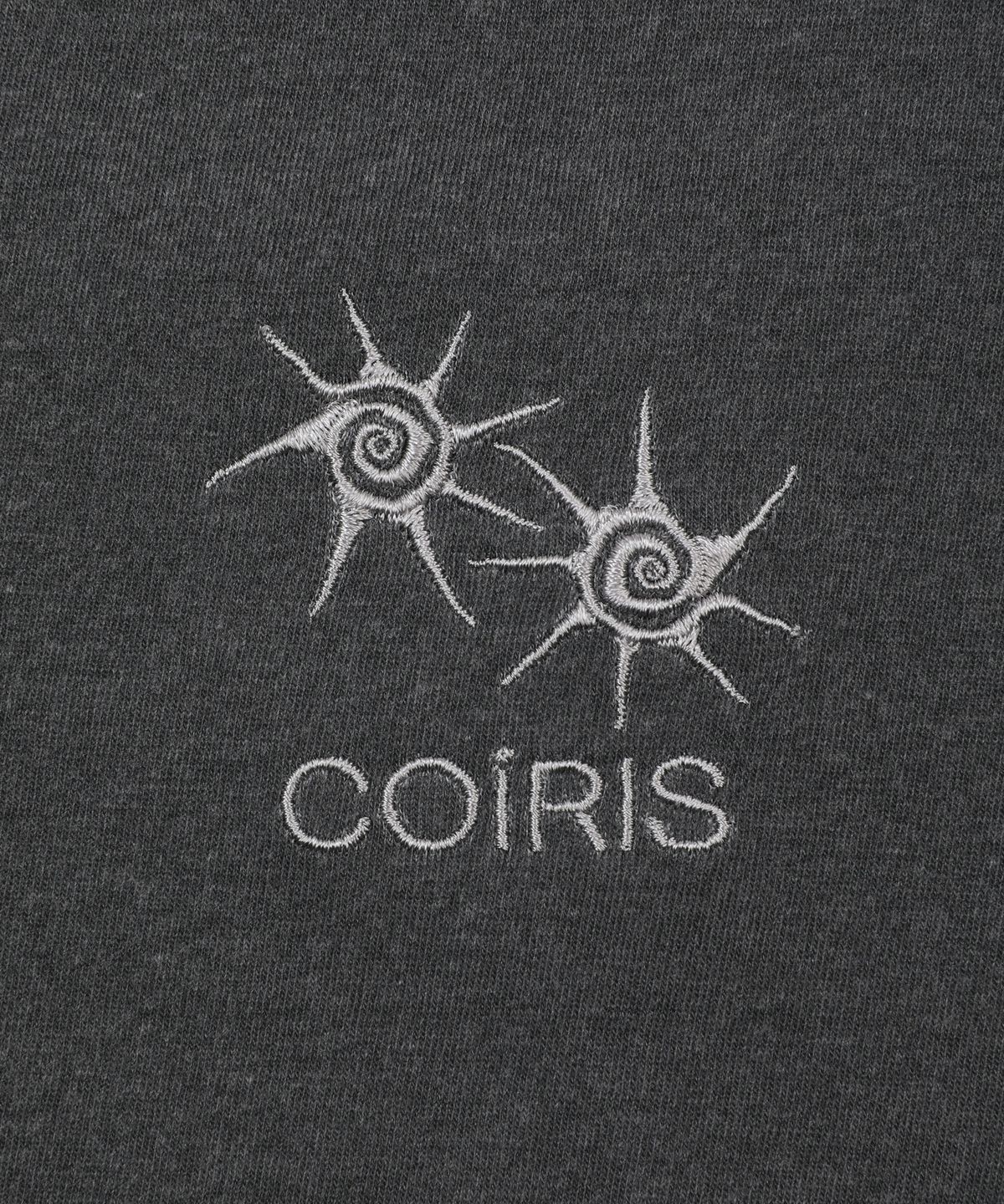 코이리스(COIRIS) 다이론 피그먼트 나그랑 크롭 굴림 롱 슬리브 티 (2컬러)