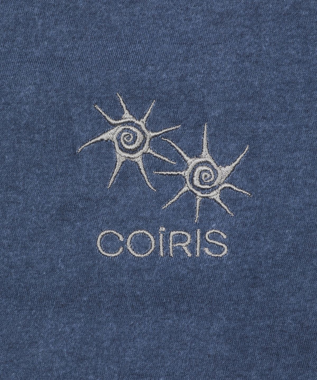 코이리스(COIRIS) 다이론 피그먼트 나그랑 크롭 굴림 롱 슬리브 티 (2컬러)
