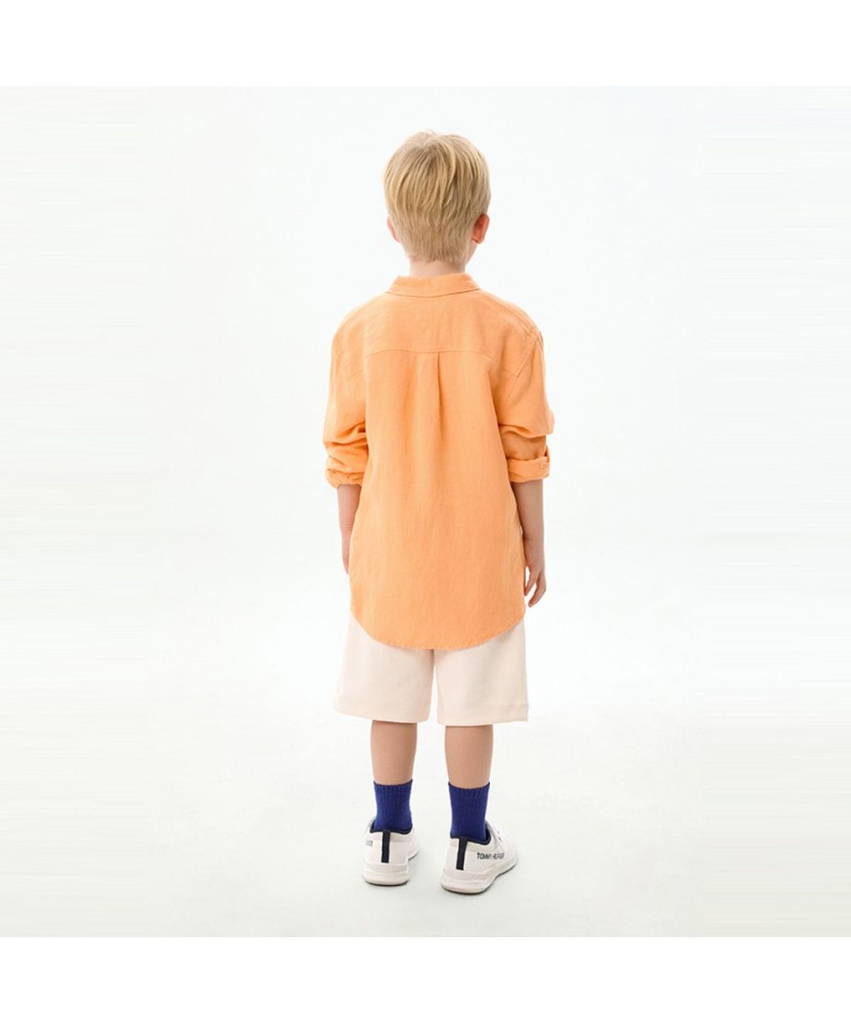 타미힐피거 키즈(TOMMY HILFIGER KIDS) 릴랙스 린넨 블렌드 셔츠