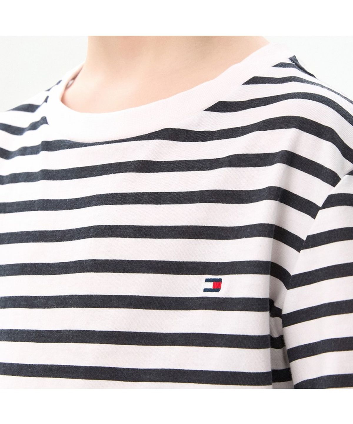 타미힐피거 키즈(TOMMY HILFIGER KIDS) [온라인단독]2PACK 반팔 티셔츠 (네이비 스트라이프&화이트)