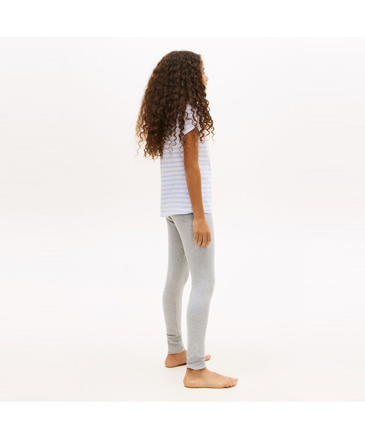 타미힐피거 키즈(TOMMY HILFIGER KIDS) 2PACK 반팔 티셔츠 (라이트블루&스트라이프)