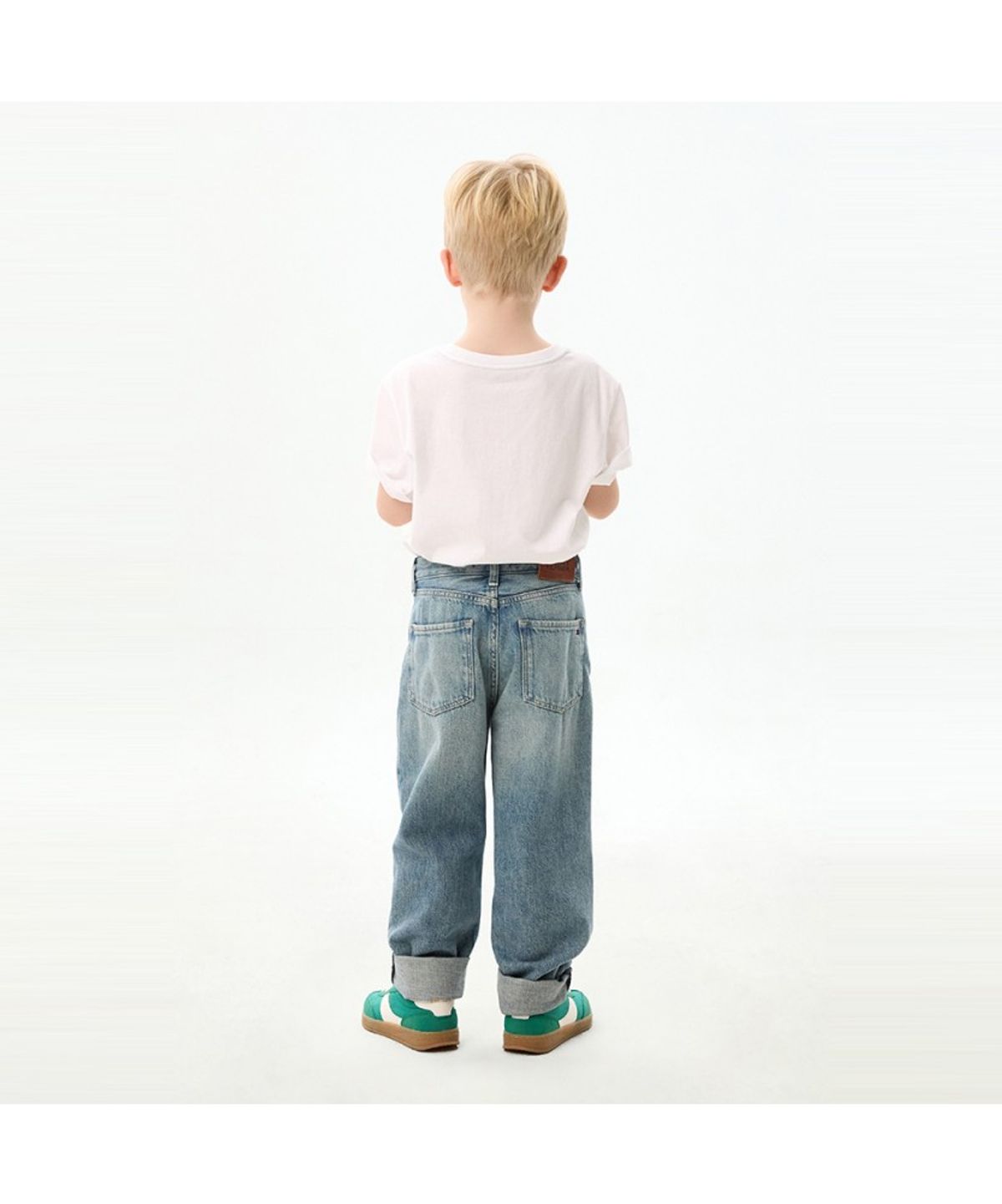 타미힐피거 키즈(TOMMY HILFIGER KIDS) [온라인단독]2PACK 반팔 티셔츠 (화이트&네이비)