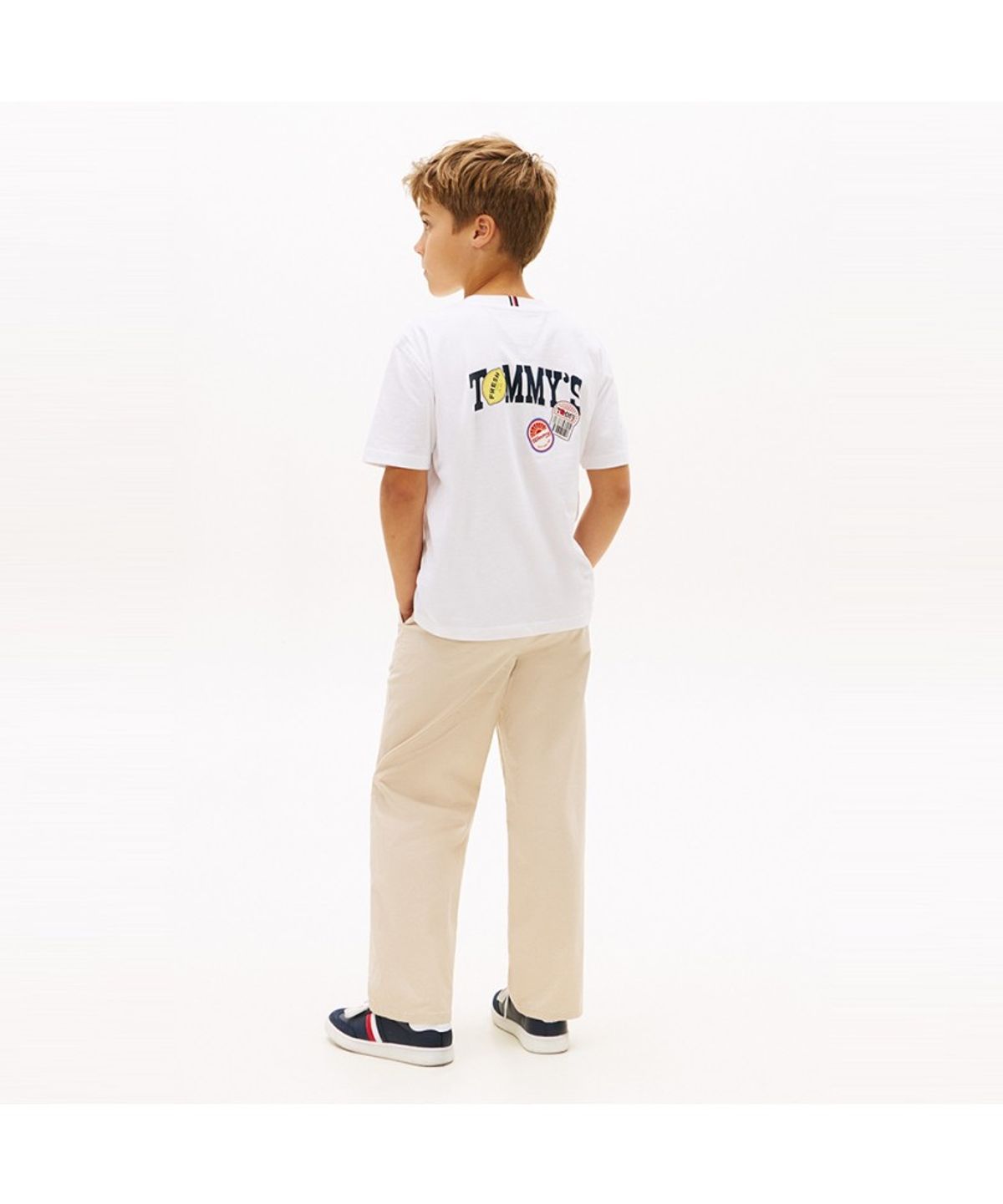 타미힐피거 키즈(TOMMY HILFIGER KIDS) 스티커 그래픽 티셔츠
