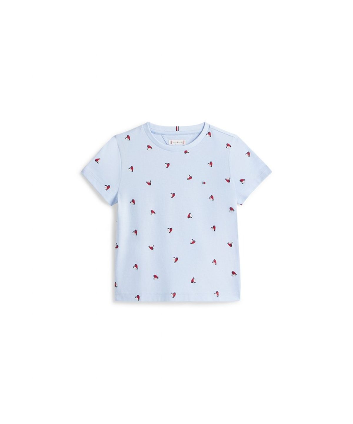 타미힐피거 키즈(TOMMY HILFIGER KIDS) 올 오버 하트 플래그 티셔츠