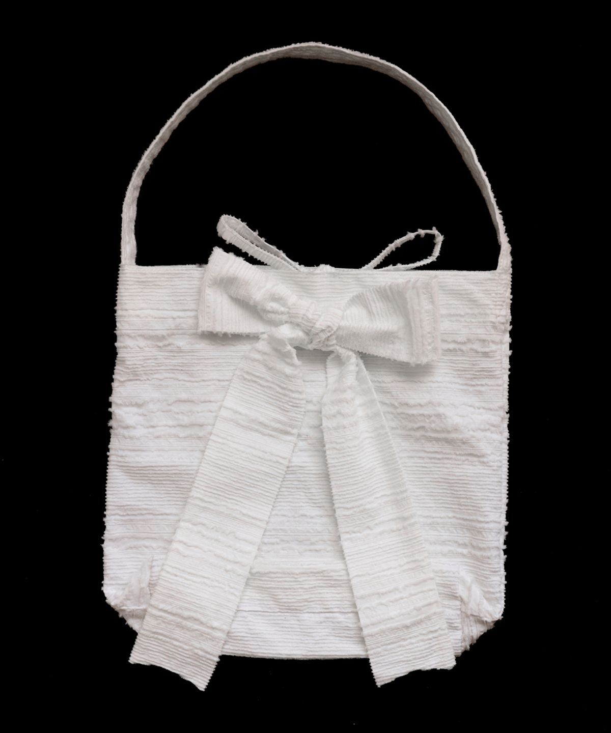 에핑글러(EPINGLER) ORIGAMI RIBBON SHOPPER BAG - WHITE