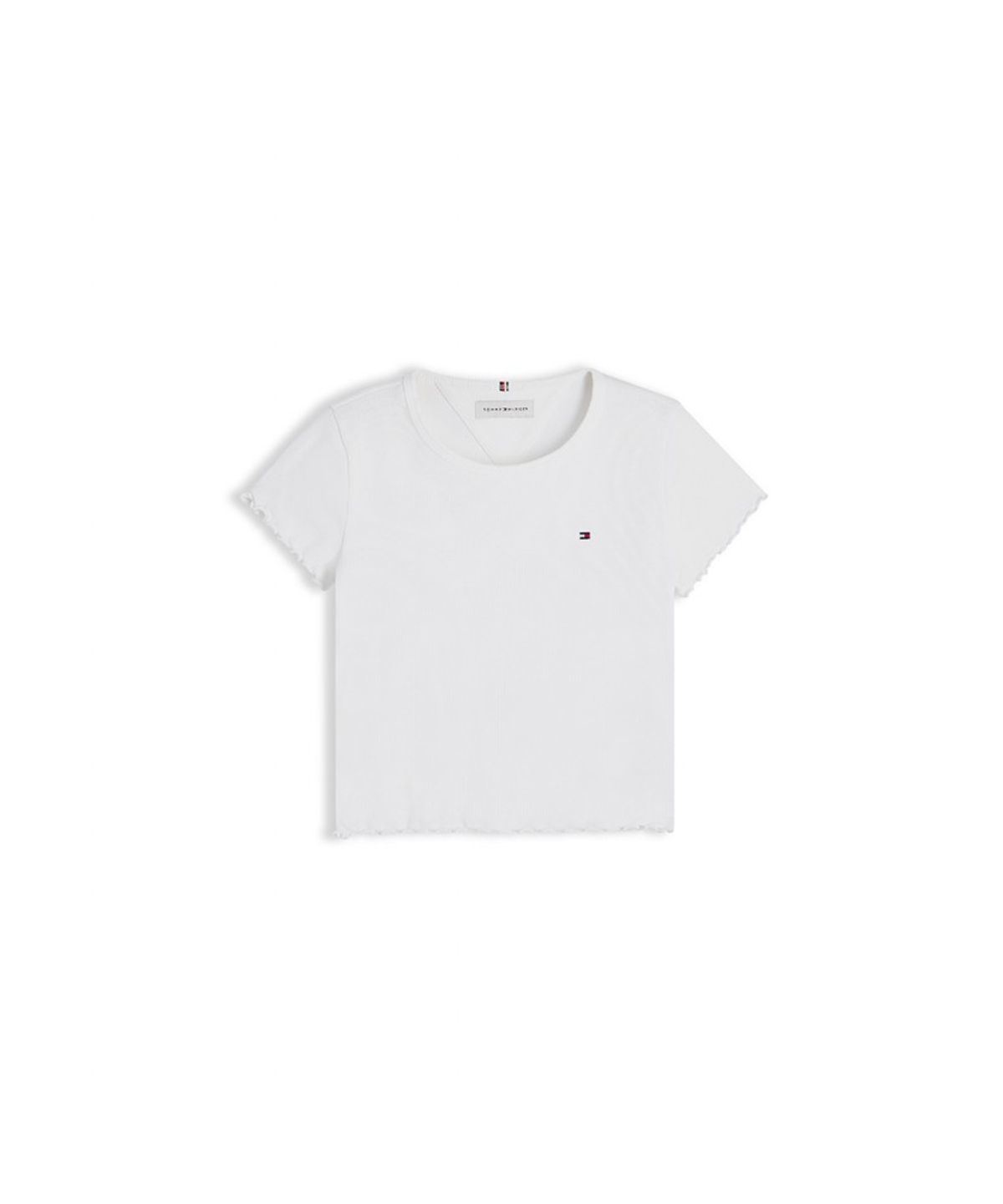 타미힐피거 키즈(TOMMY HILFIGER KIDS) 에센셜 립 러플 탑