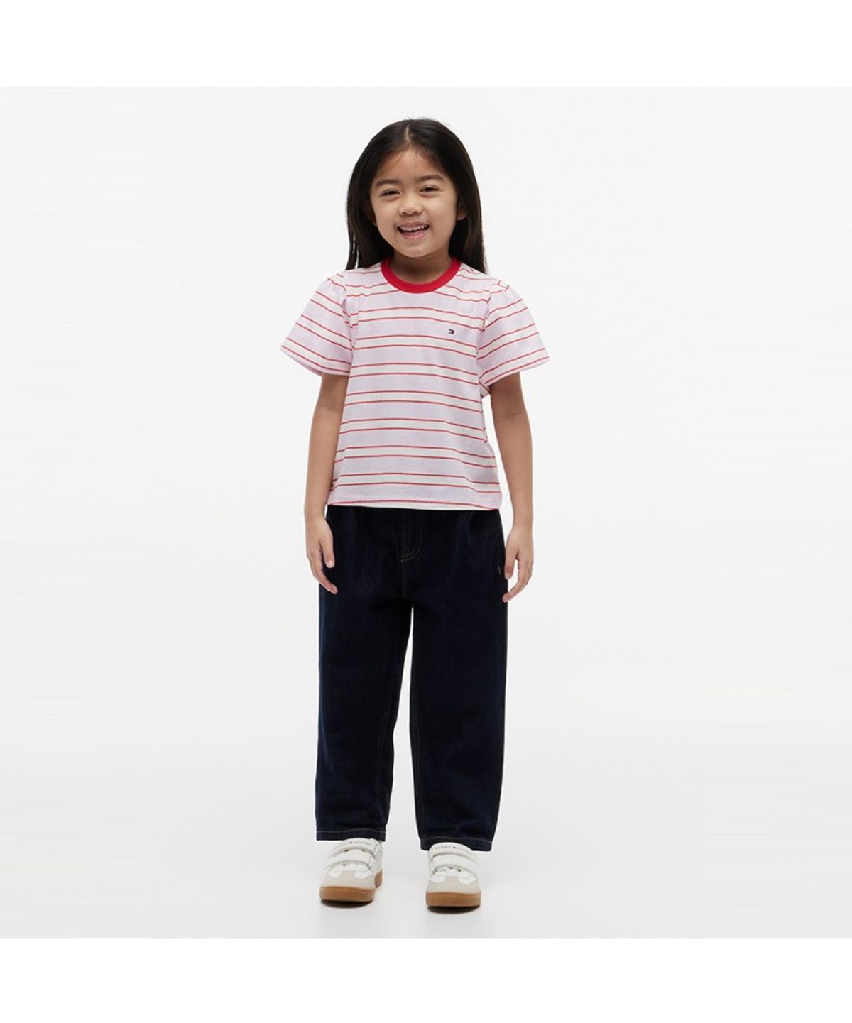 타미힐피거 키즈(TOMMY HILFIGER KIDS) 멀티 스트라이프 탑