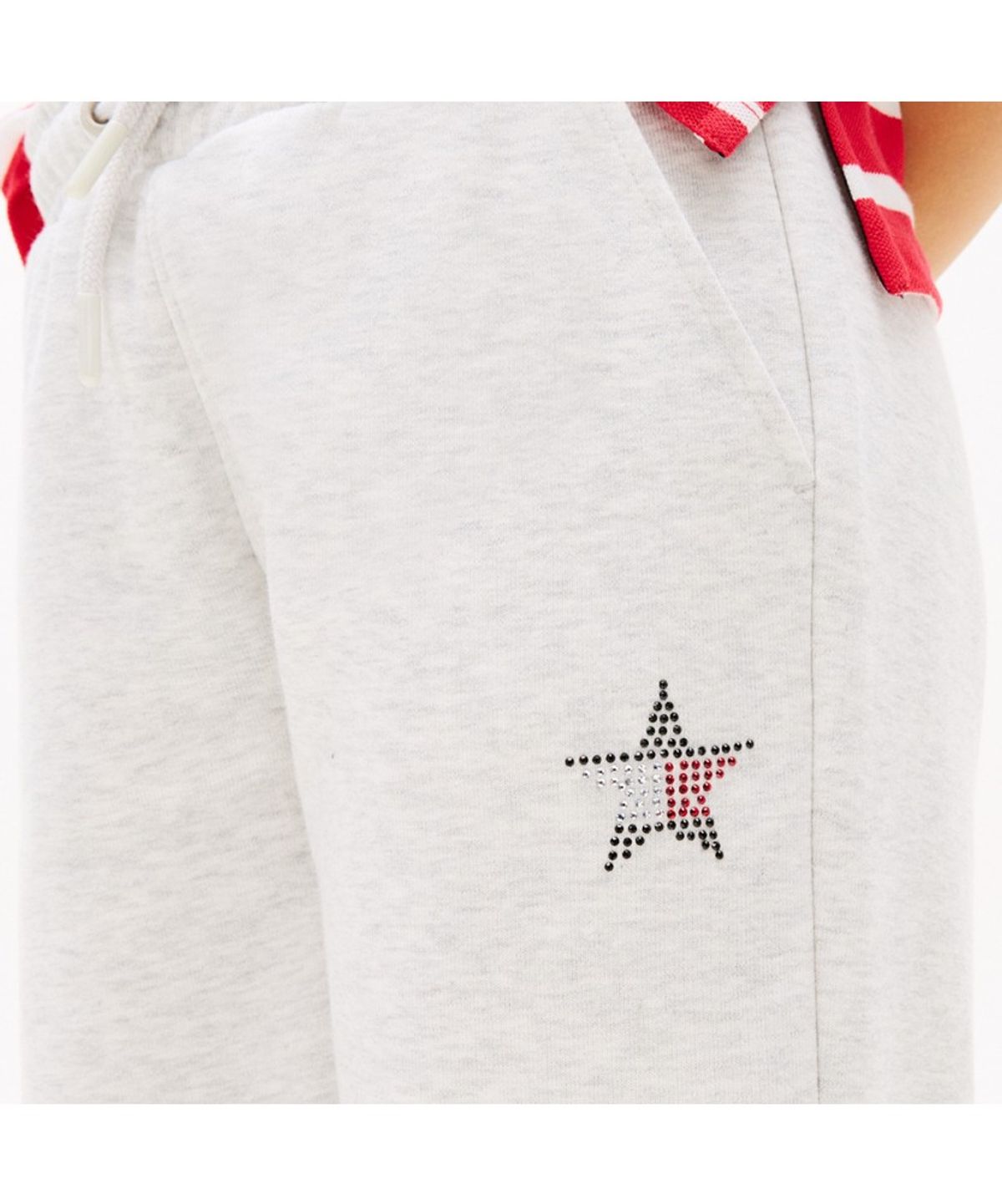 타미힐피거 키즈(TOMMY HILFIGER KIDS) 스타 라인스톤 스웨트 팬츠