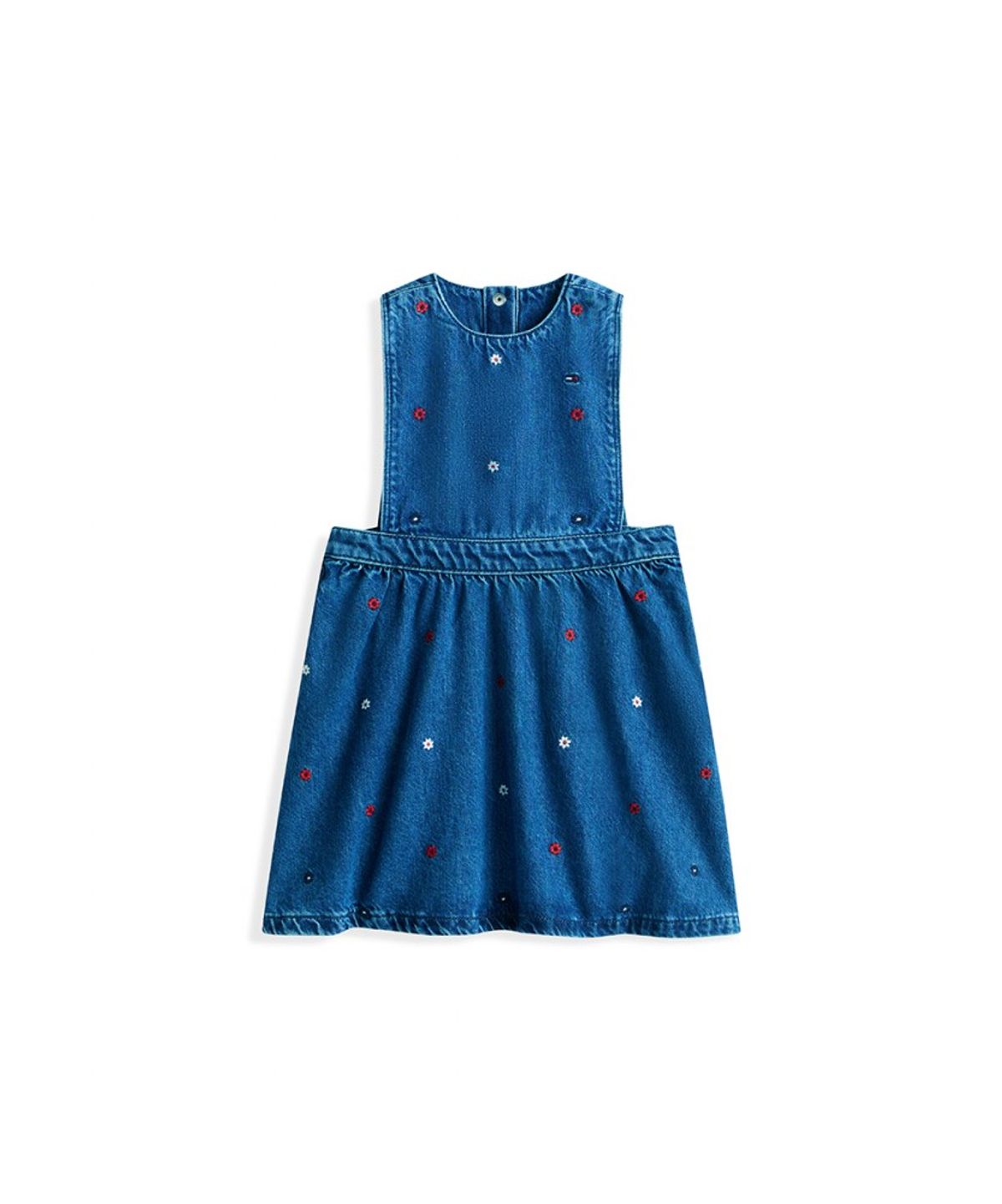 타미힐피거 키즈(TOMMY HILFIGER KIDS) 플라워 데님 피나포어 드레스