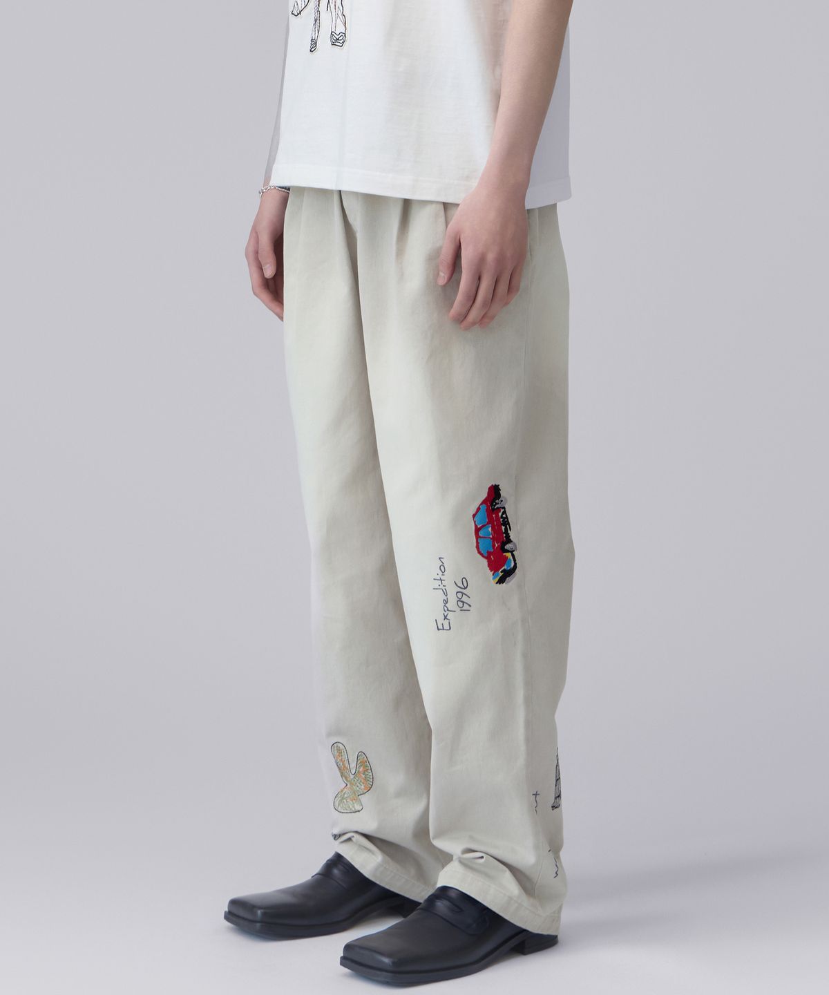홍우성(HONGWOOSUNG) Field Expedition Chino Trousers_Ivory