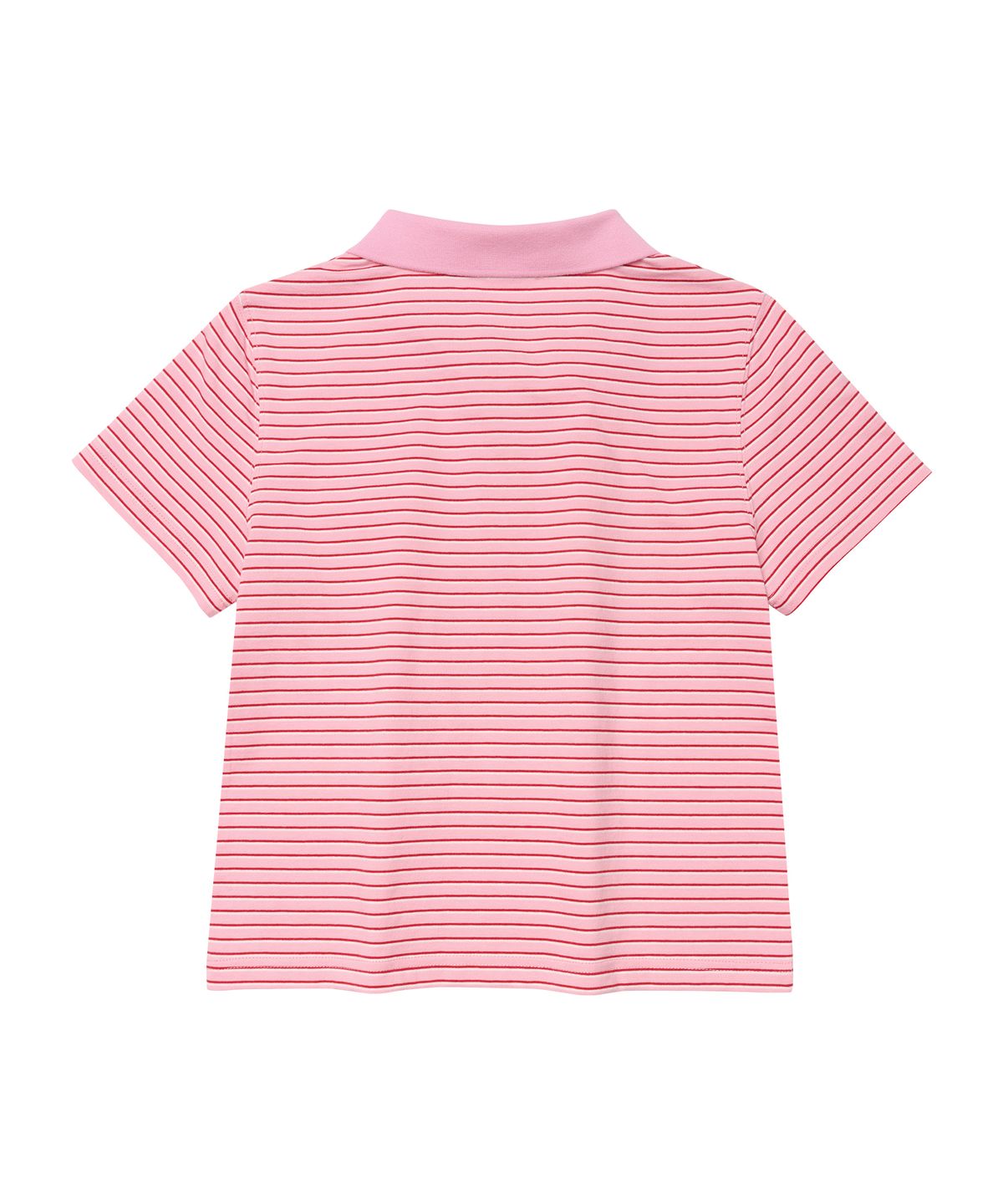 아메스 월드와이드(AMES-WORLDWIDE) BASIC STRIPE COLLAR TEE PINK