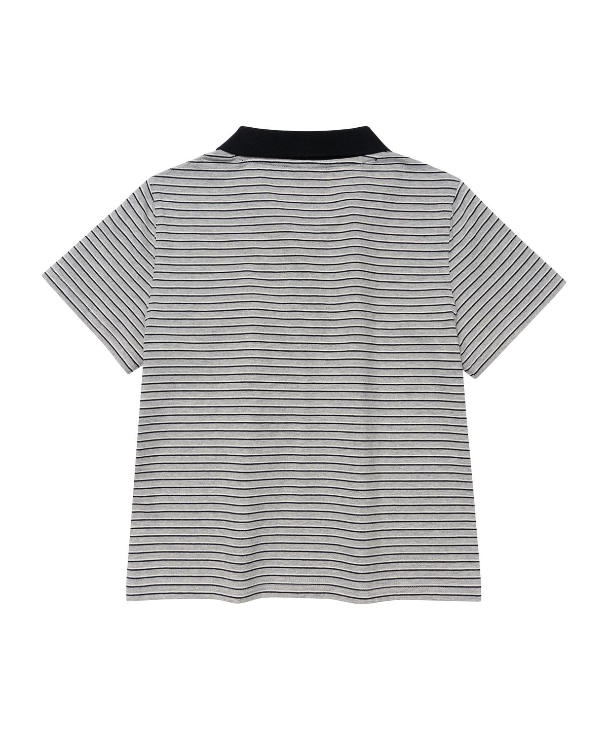 아메스 월드와이드(AMES-WORLDWIDE) BASIC STRIPE COLLAR TEE GREY