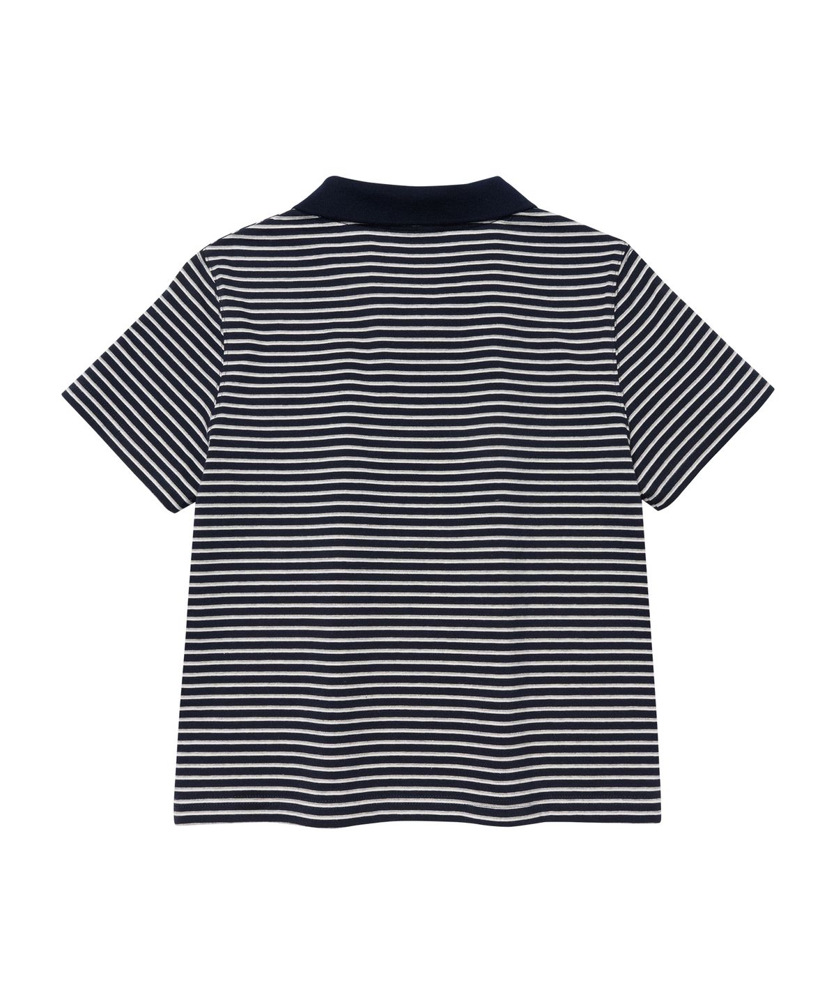 아메스 월드와이드(AMES-WORLDWIDE) BASIC STRIPE COLLAR TEE NAVY