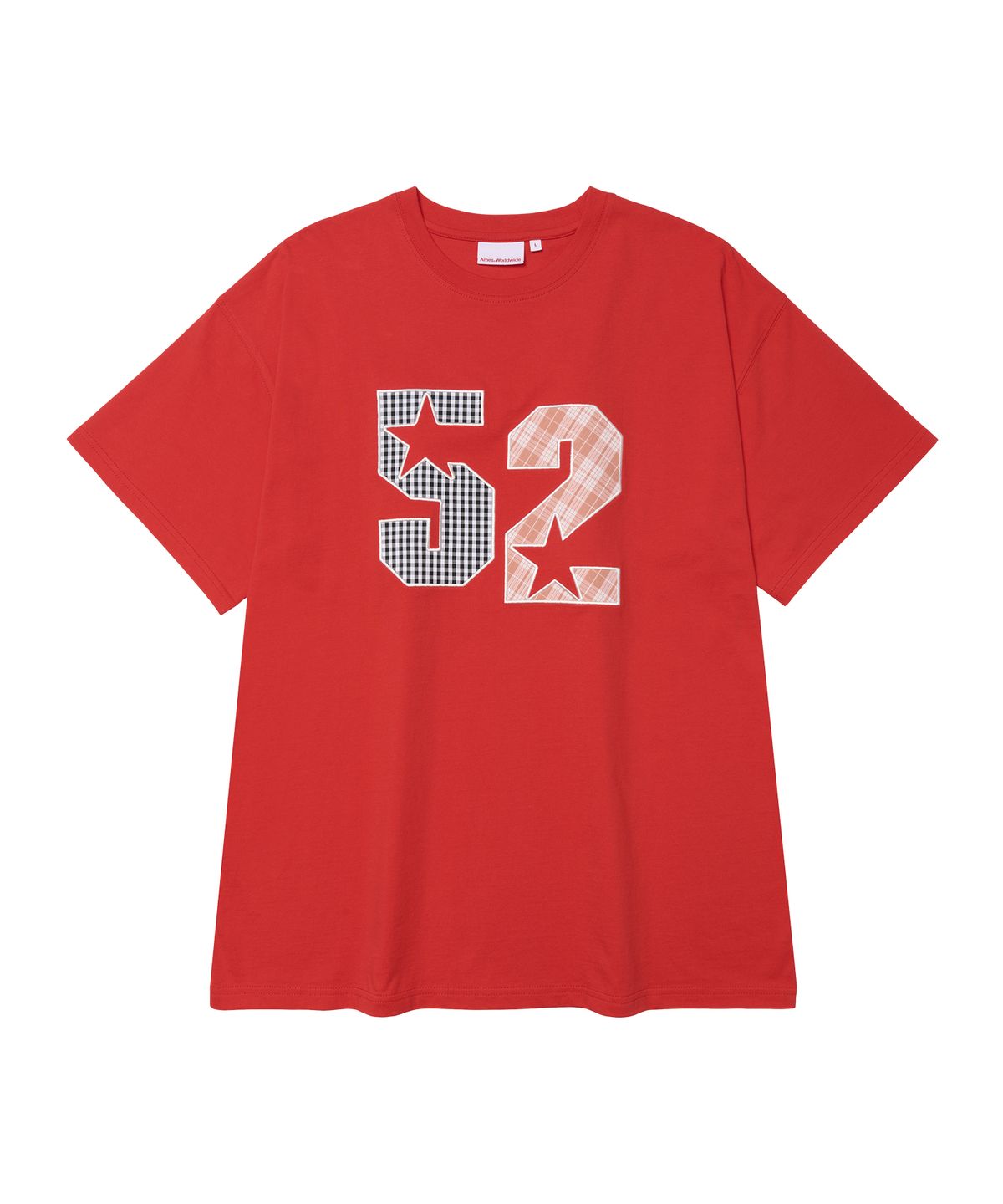 아메스 월드와이드(AMES-WORLDWIDE) 52 APPLIQUE TEE RED