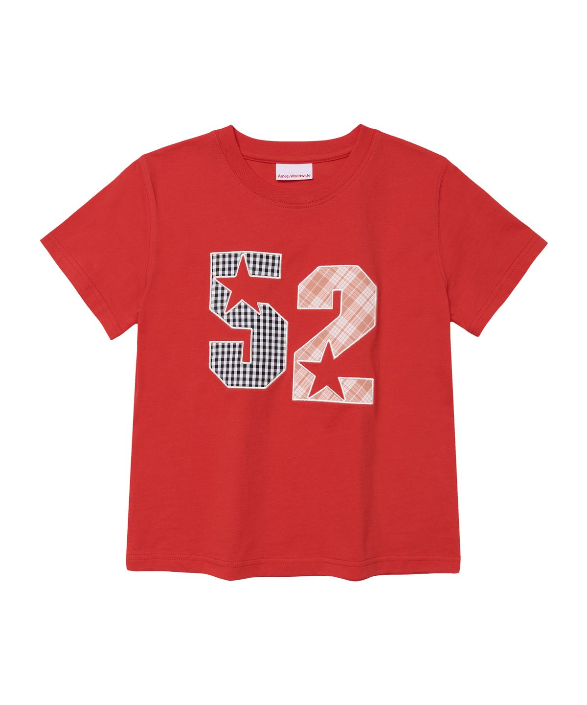 아메스 월드와이드(AMES-WORLDWIDE) 52 APPLIQUE TEE RED