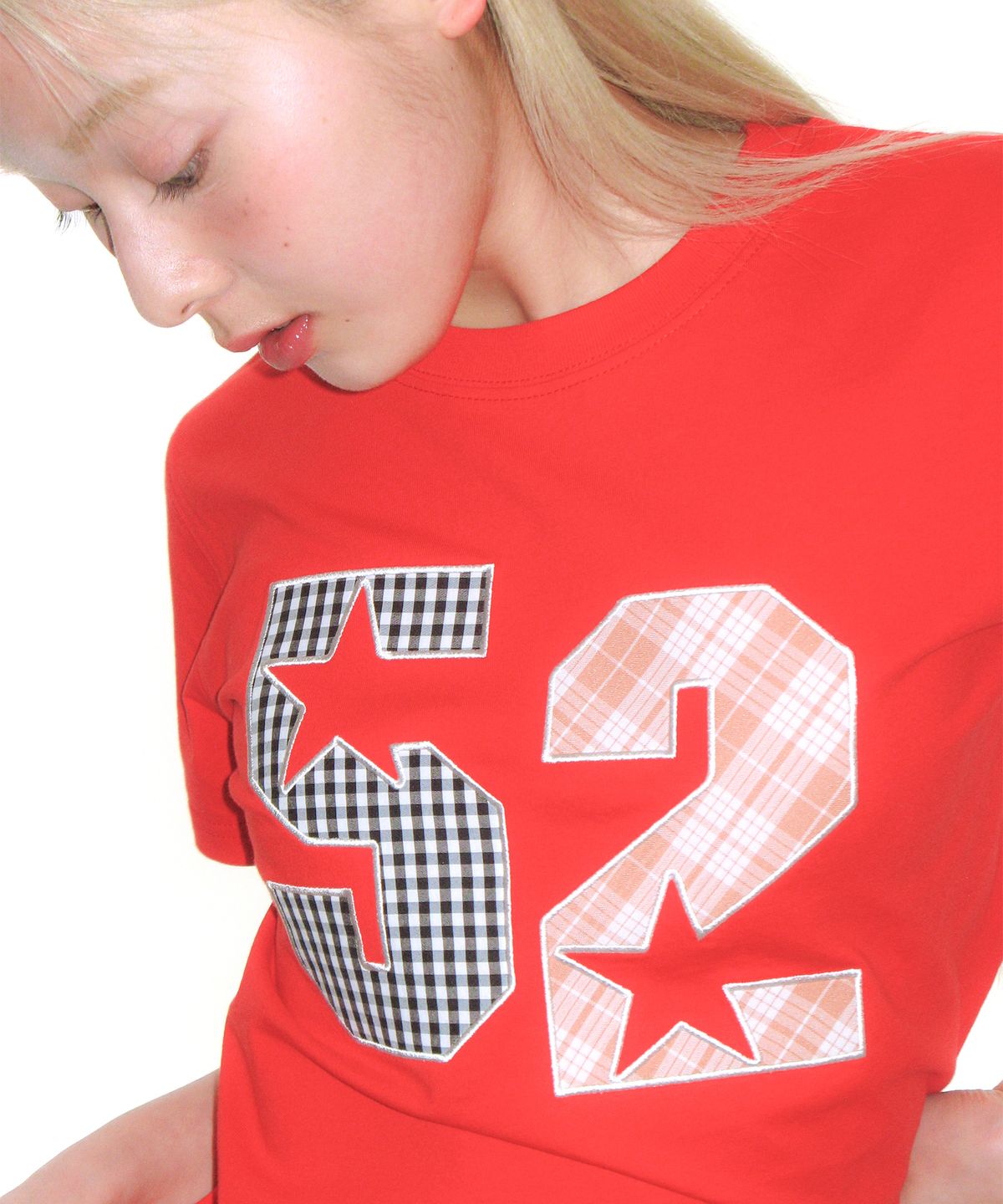 아메스 월드와이드(AMES-WORLDWIDE) 52 APPLIQUE TEE RED