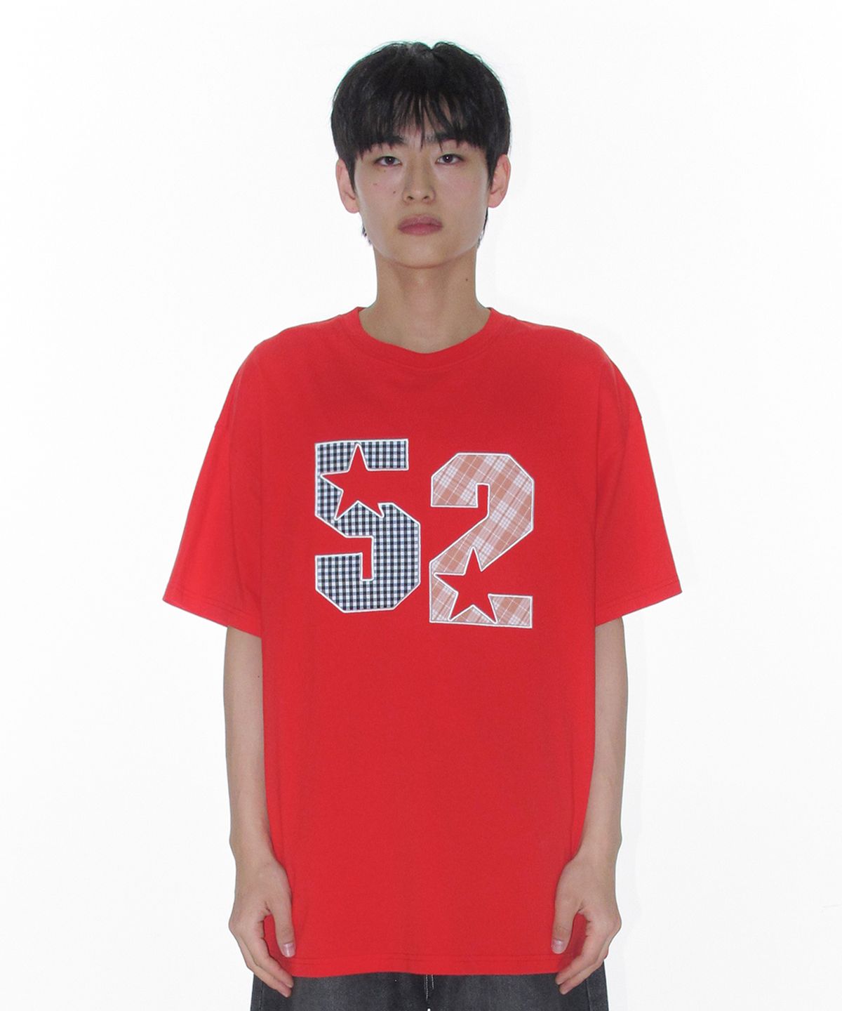 아메스 월드와이드(AMES-WORLDWIDE) 52 APPLIQUE TEE RED