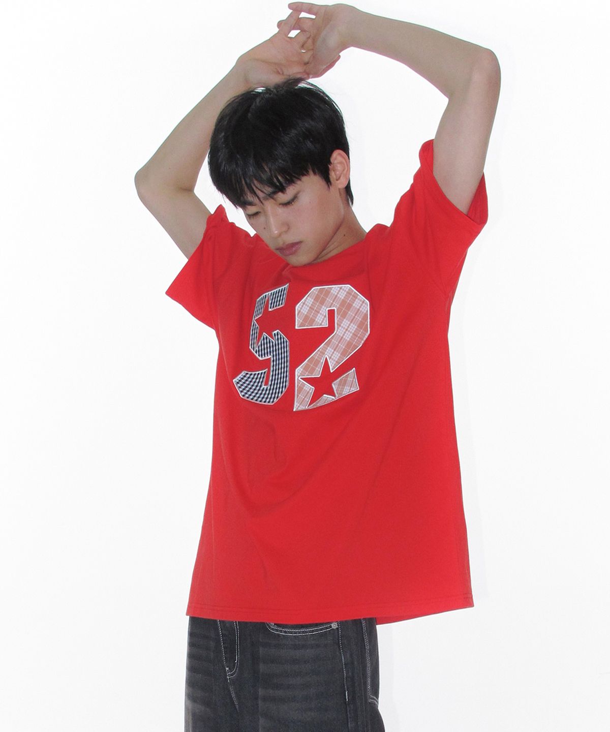 아메스 월드와이드(AMES-WORLDWIDE) 52 APPLIQUE TEE RED