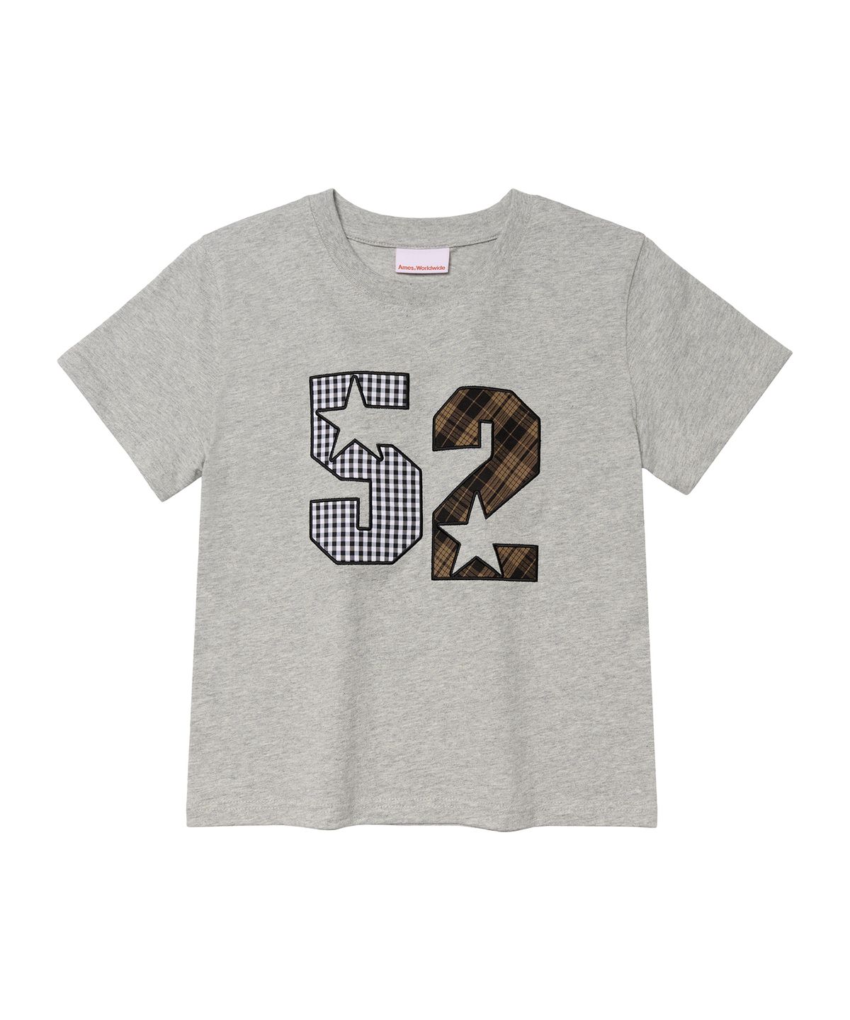 아메스 월드와이드(AMES-WORLDWIDE) 52 APPLIQUE TEE GREY