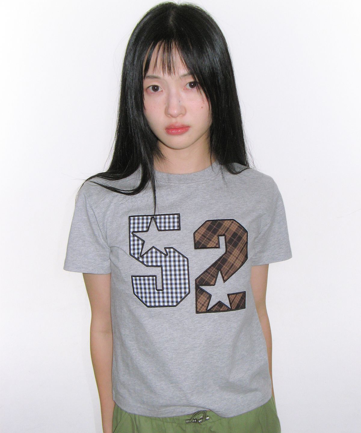 아메스 월드와이드(AMES-WORLDWIDE) 52 APPLIQUE TEE GREY